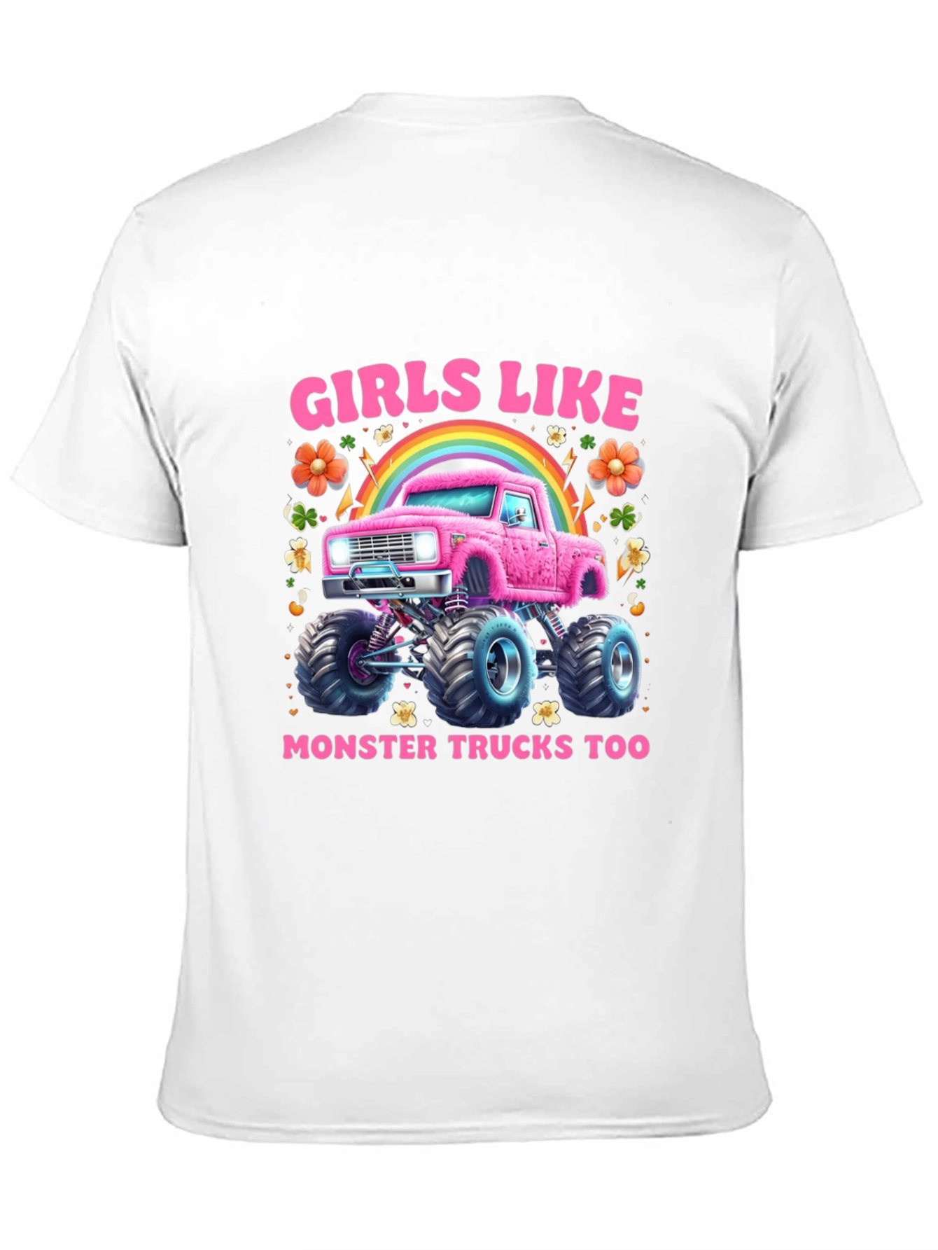 Girls Like Monster Trucks T-Shirt