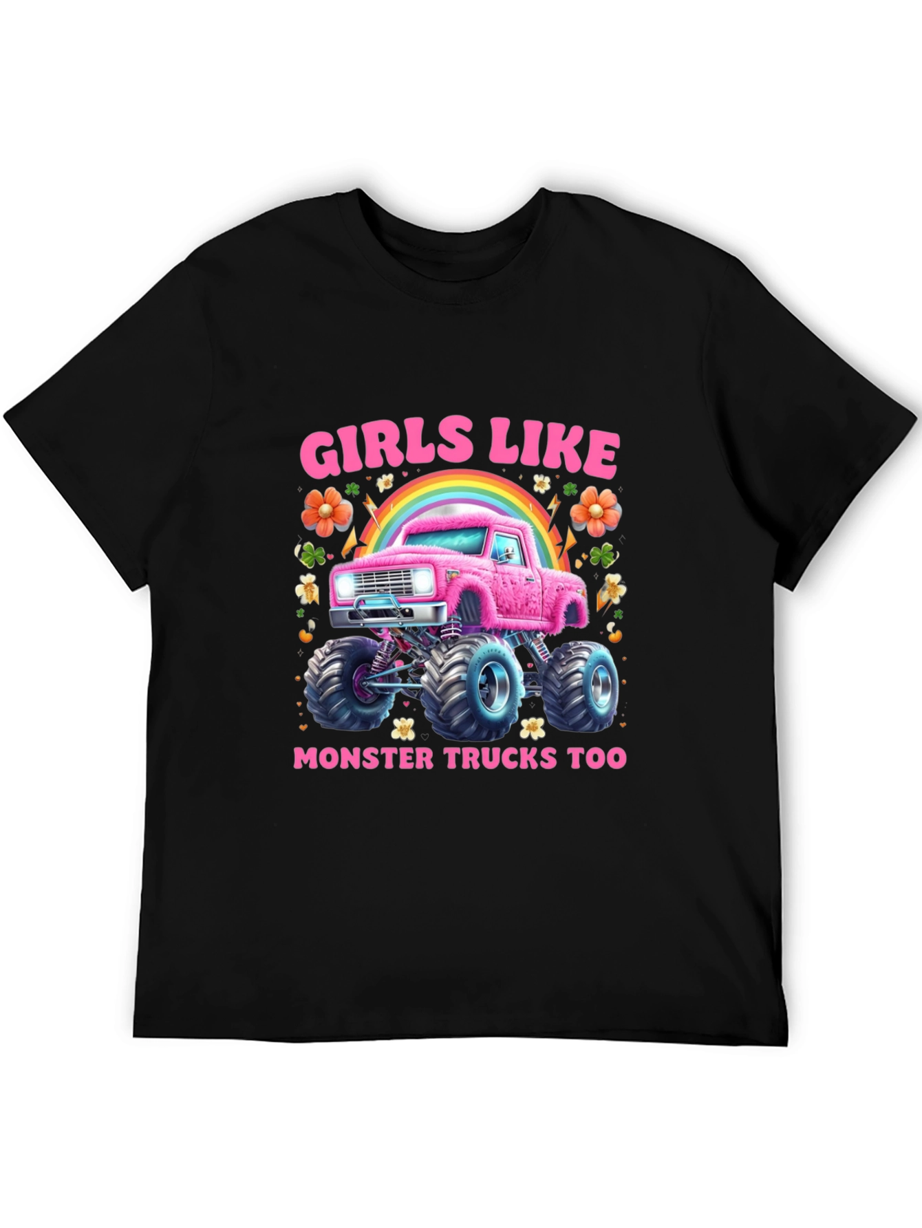 Girls Like Monster Trucks T-Shirt
