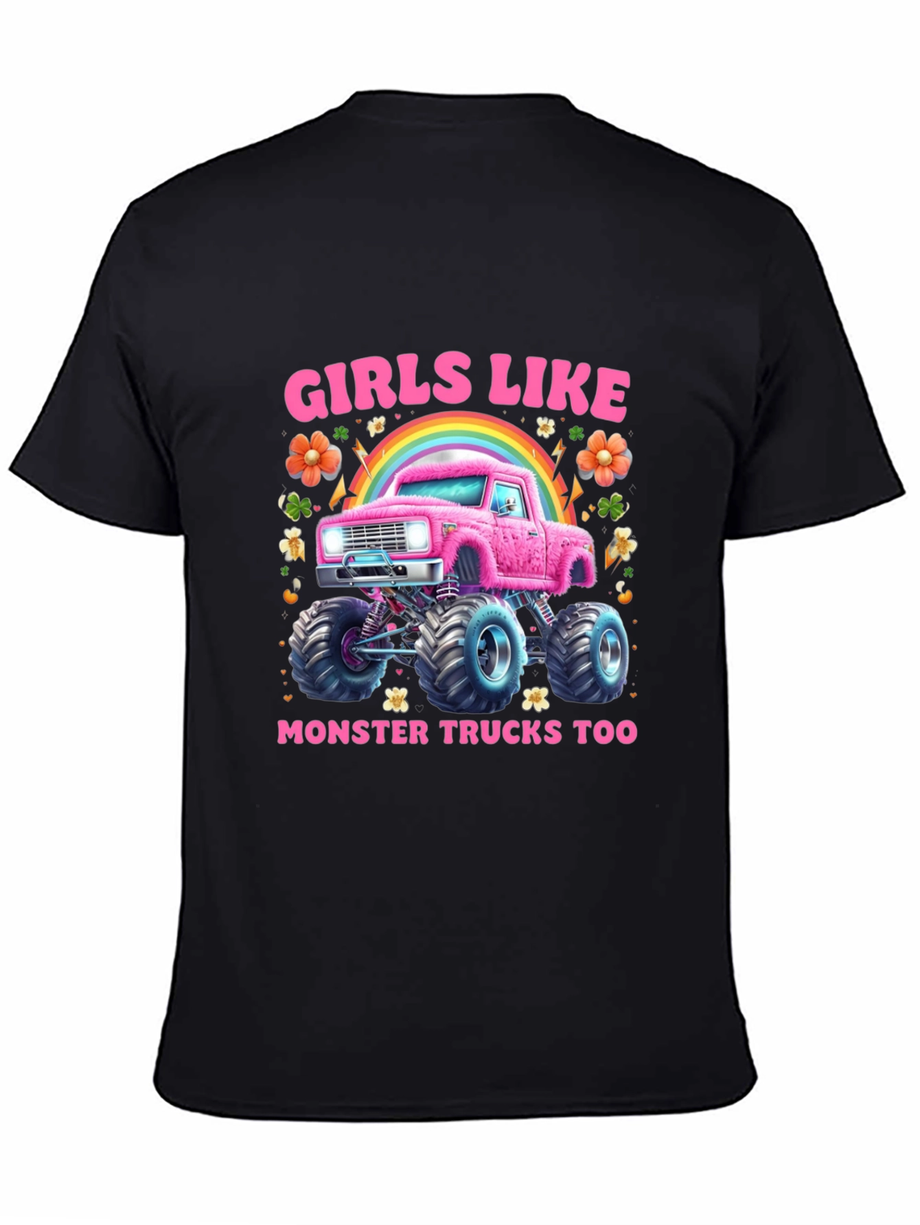 Girls Like Monster Trucks T-Shirt