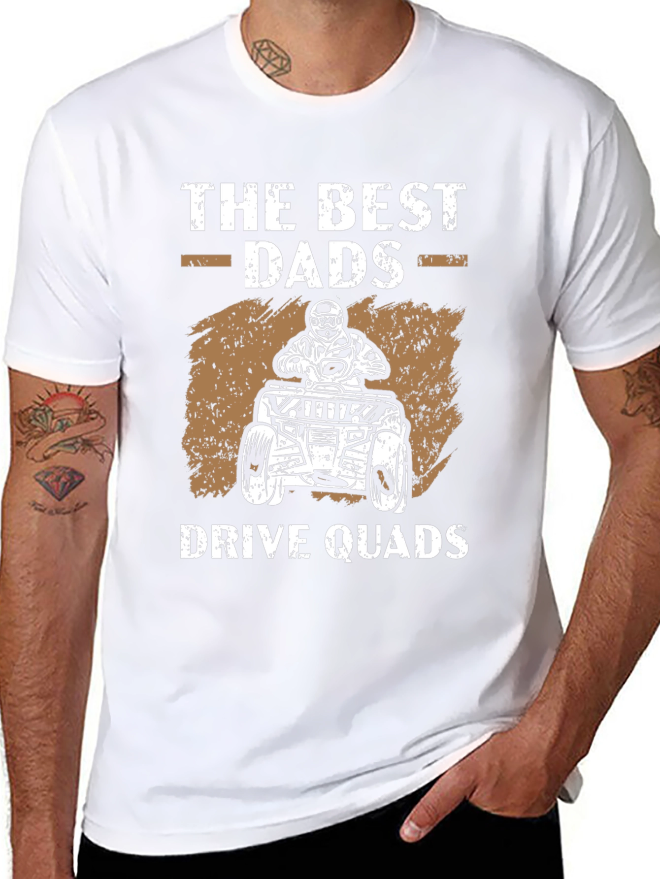 The Best Dads Drive Quads T-Shirt