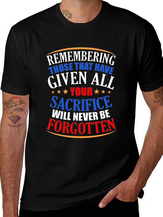 Remembering Sacrifice Graphic T-Shirt