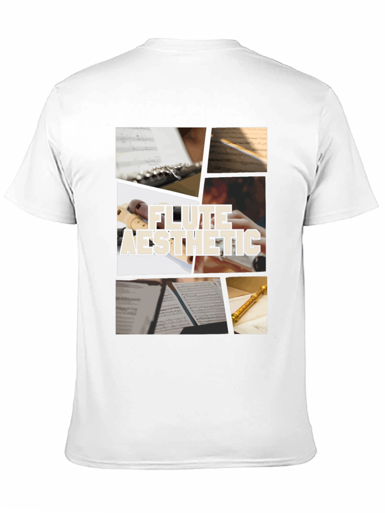 Flute Aesthetic T-Shirt - Music Lover Tee