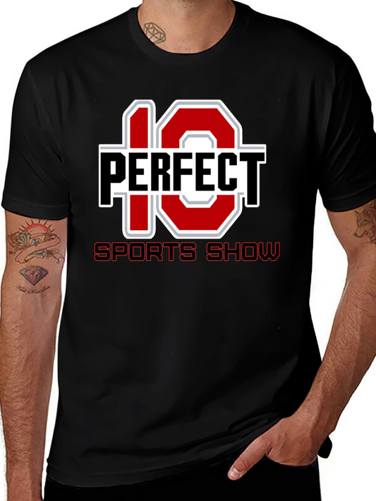 Perfect 10 Sports Show Black T-Shirt