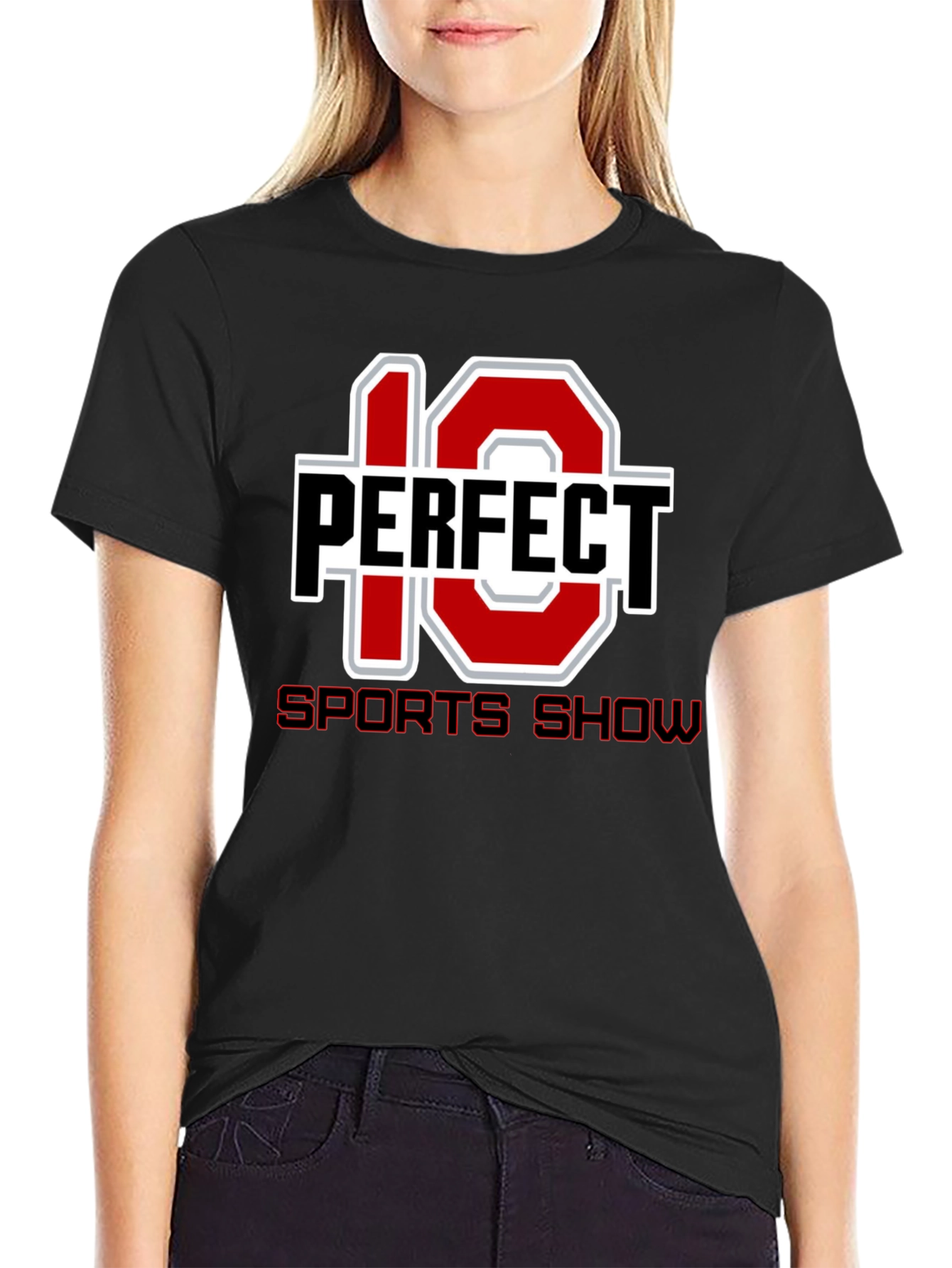 Perfect 10 Sports Show Black T-Shirt