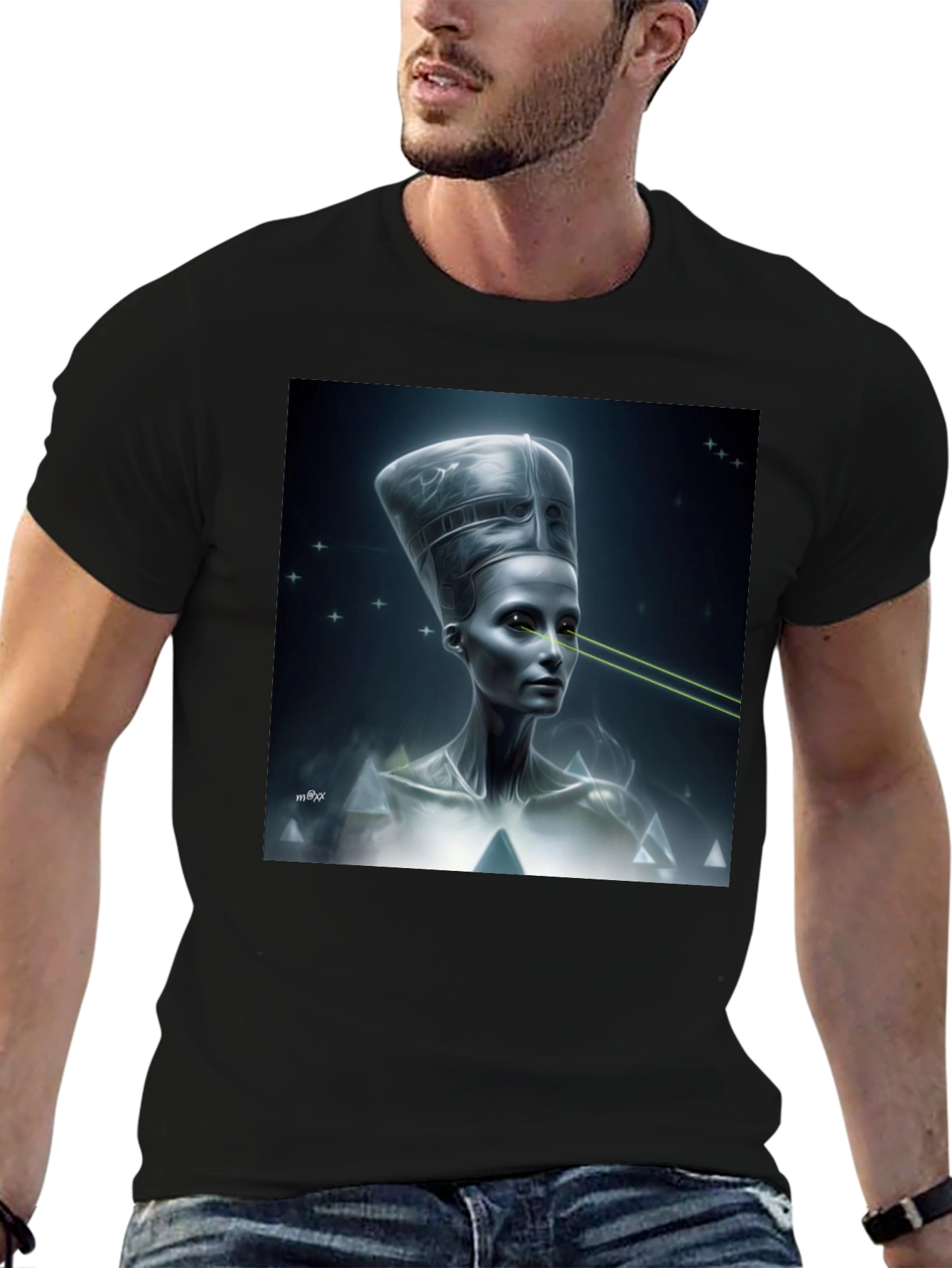 Sci-Fi Nefertiti T-Shirt - Unisex