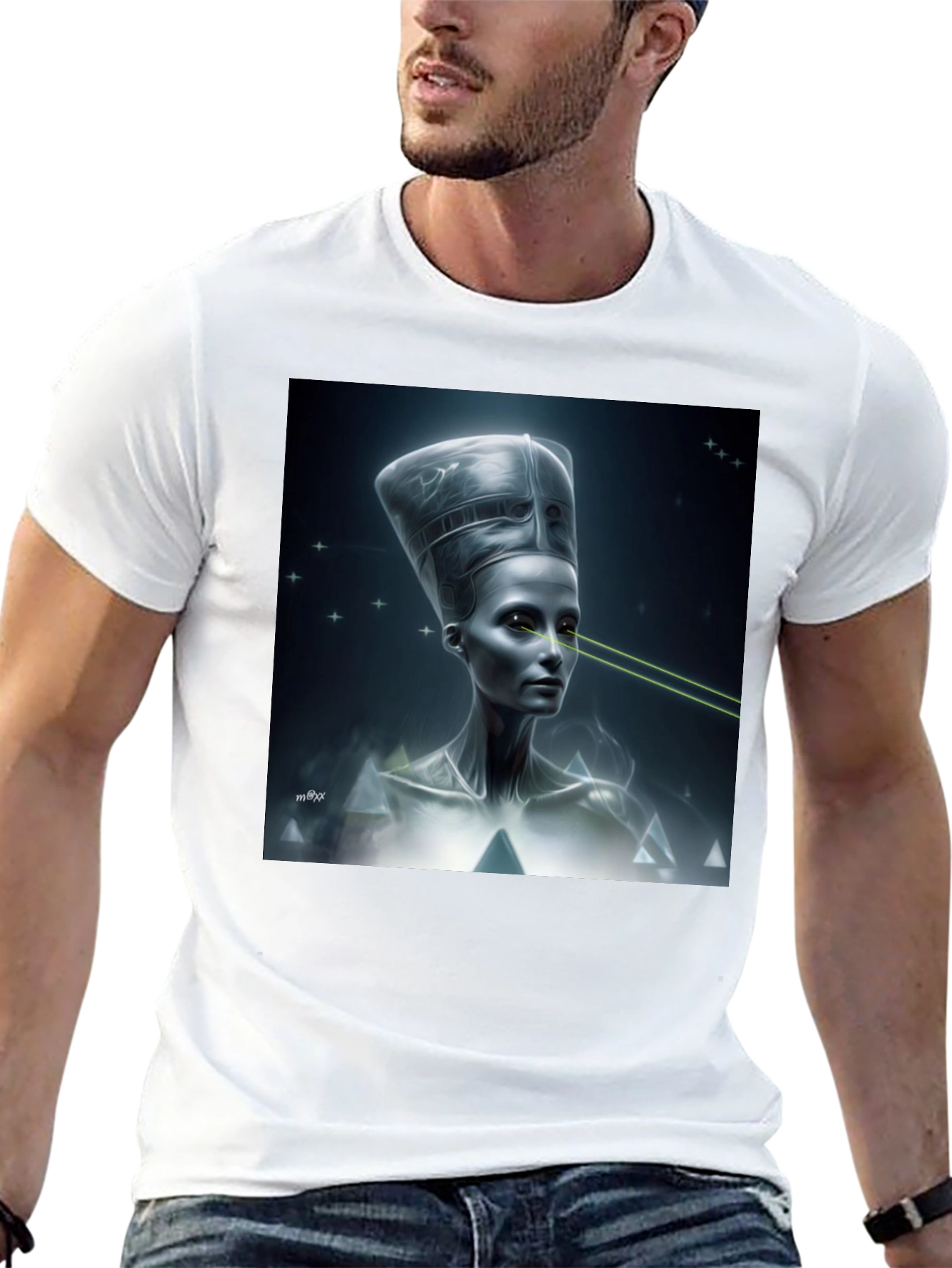 Sci-Fi Nefertiti T-Shirt - Unisex