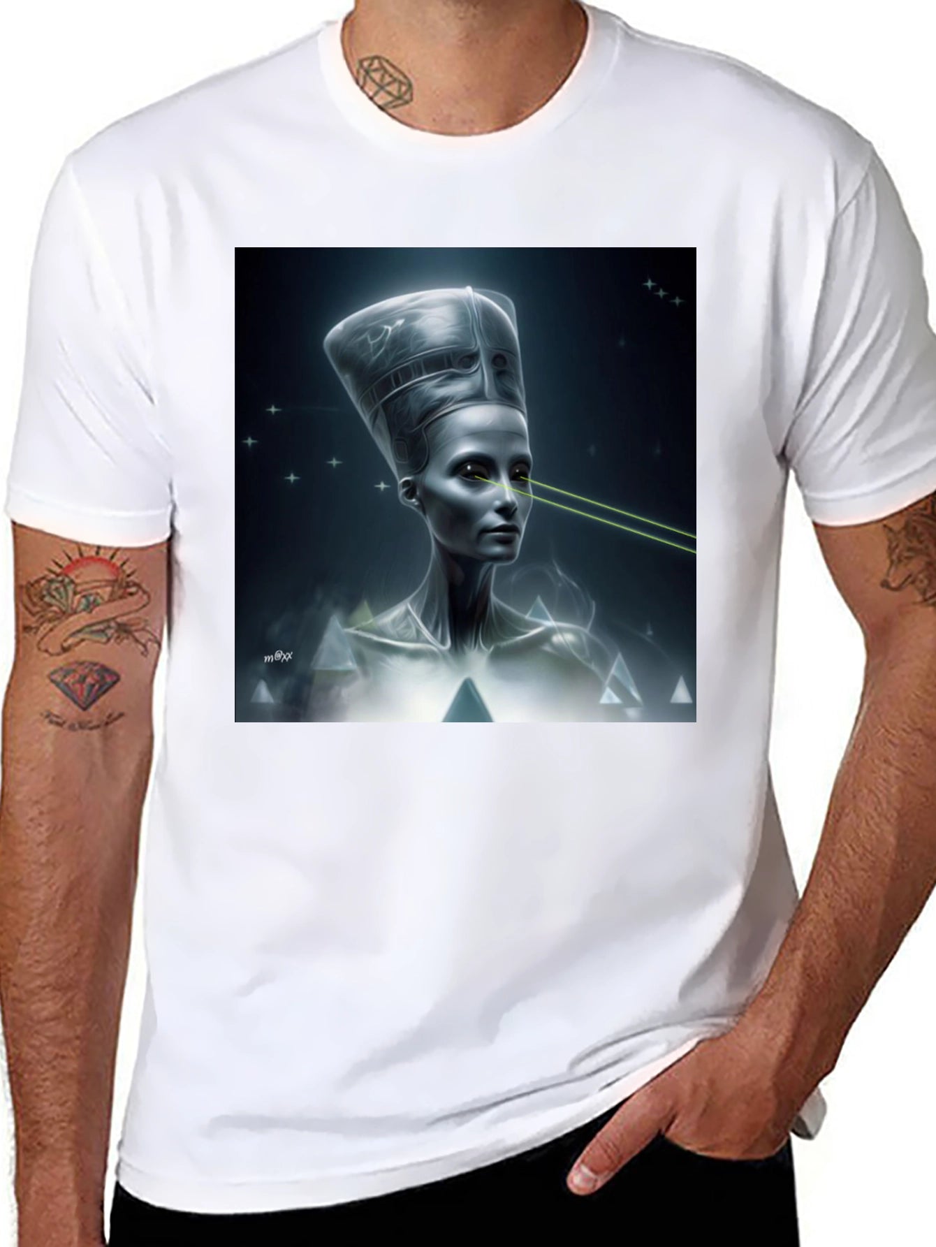 Sci-Fi Nefertiti T-Shirt - Unisex