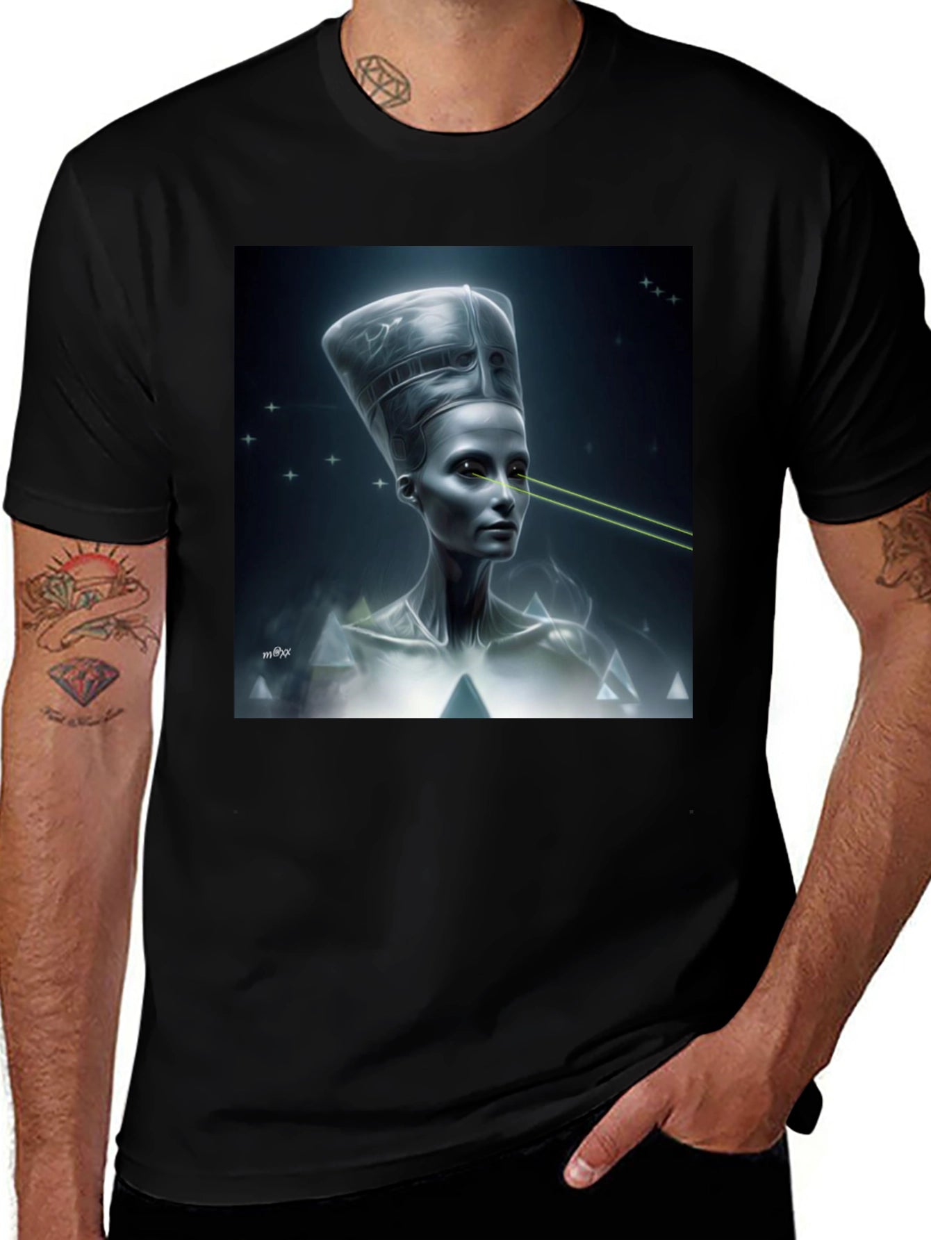 Sci-Fi Nefertiti T-Shirt - Unisex