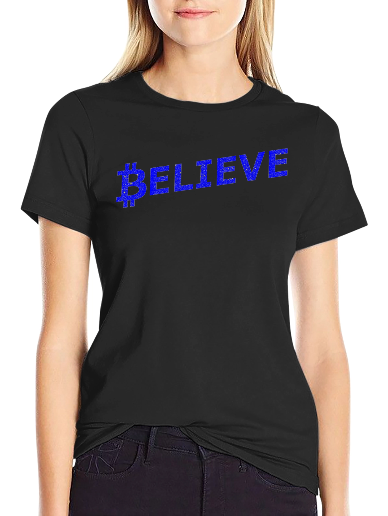 Believe Bitcoin Crypto T-Shirt - Black