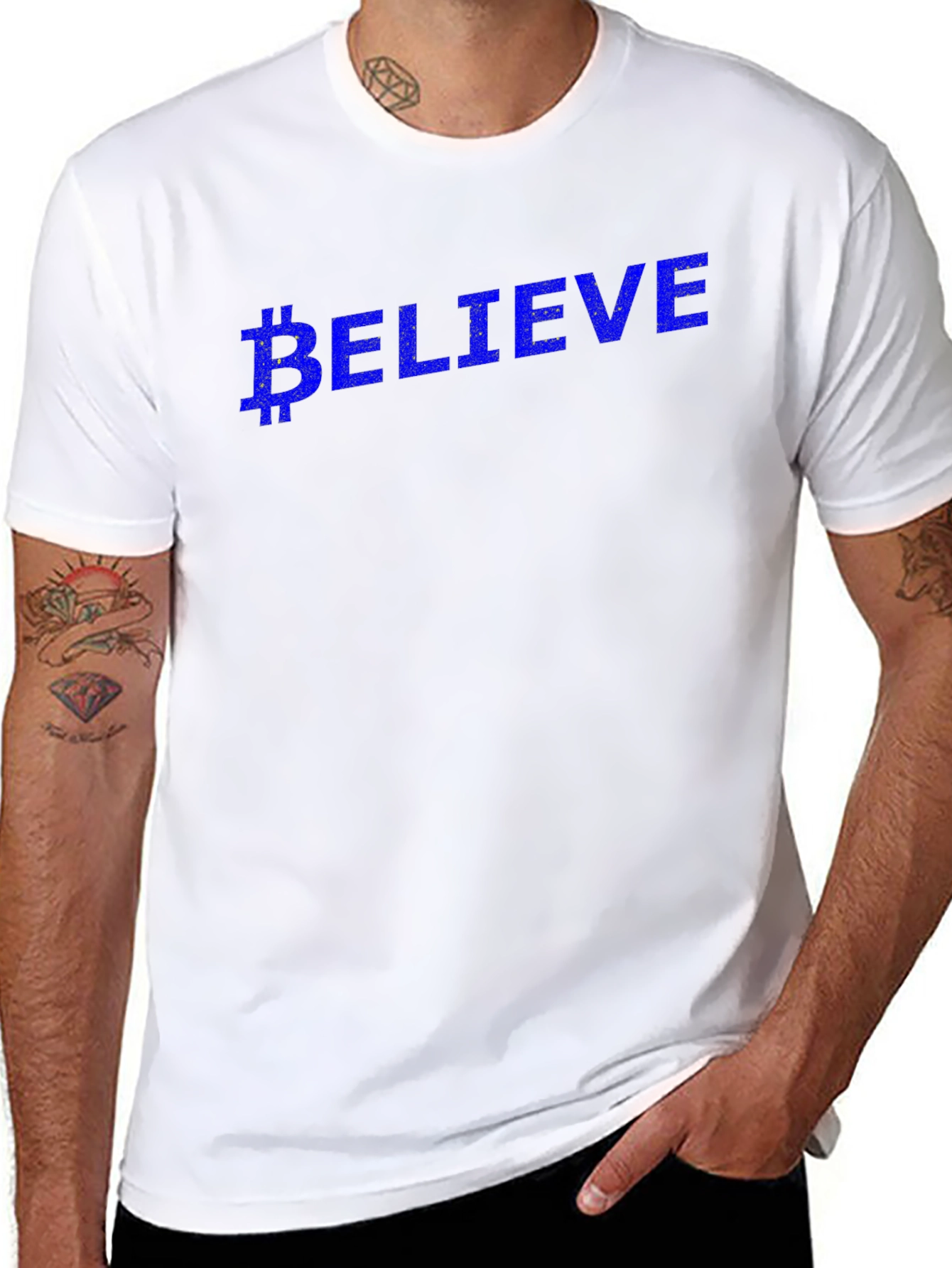 Believe Bitcoin Crypto T-Shirt - Black