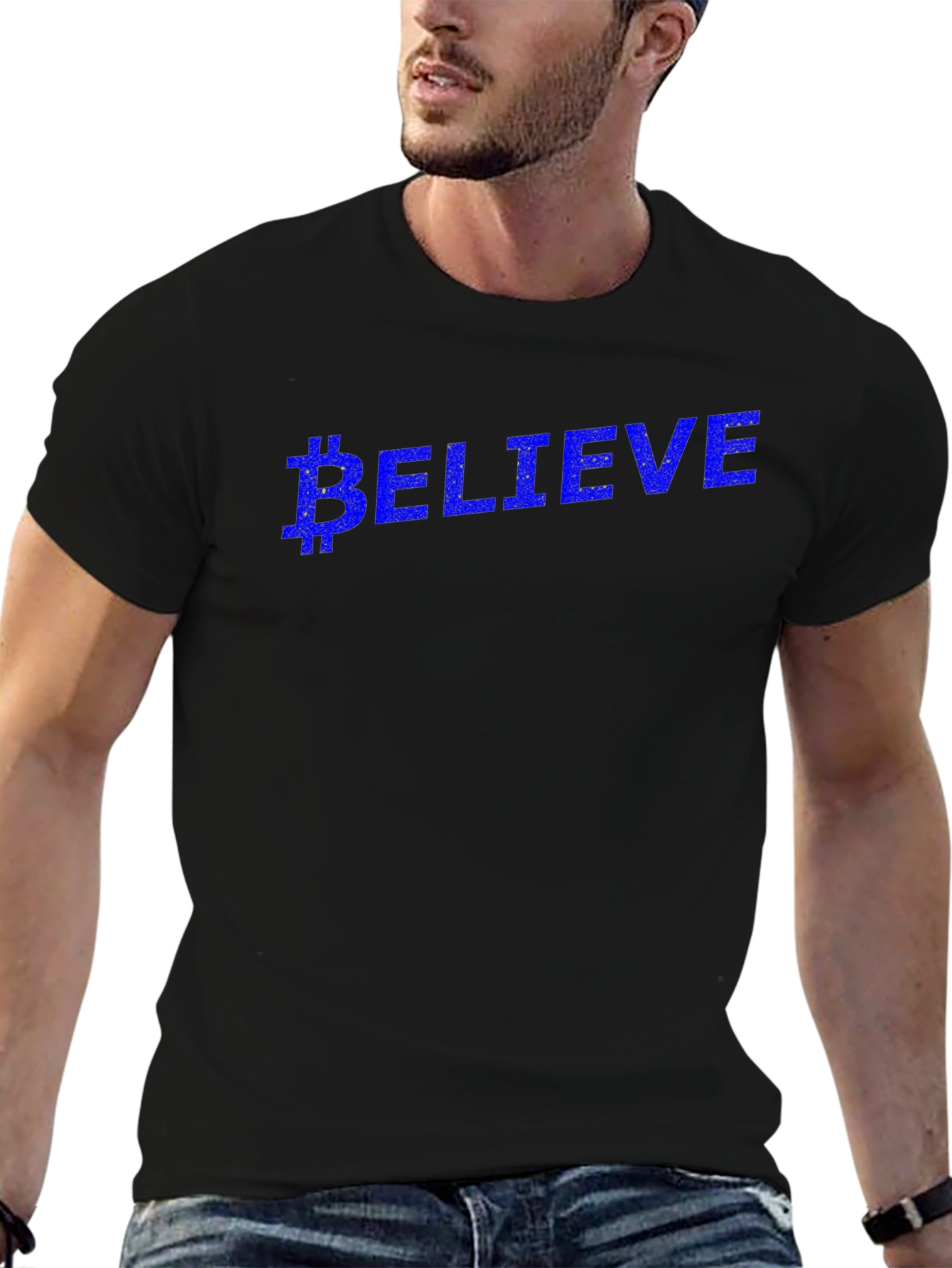 Believe Bitcoin Crypto T-Shirt - Black