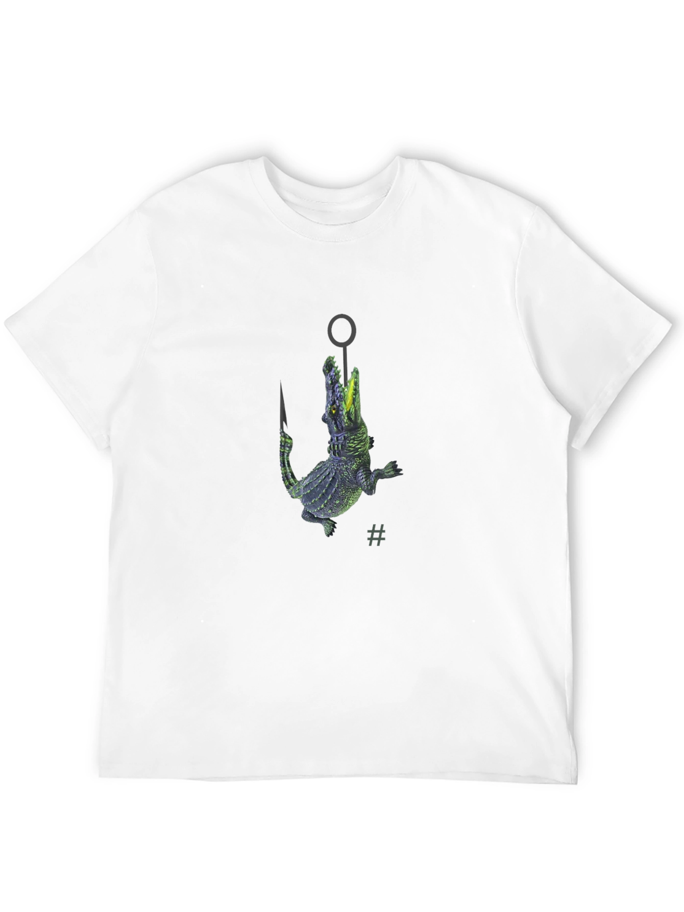 Crocodile Hook Black T-Shirt