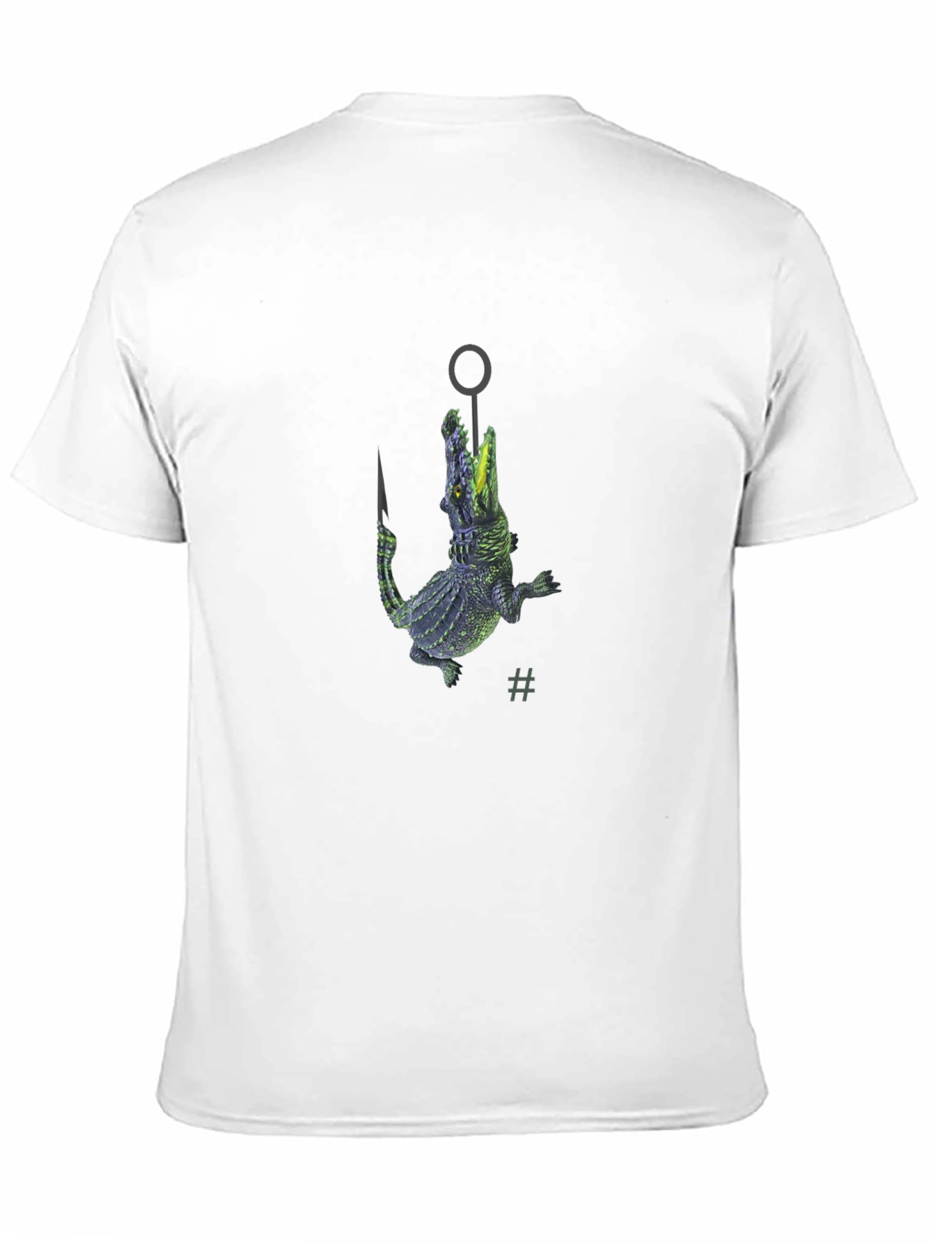 Crocodile Hook Black T-Shirt