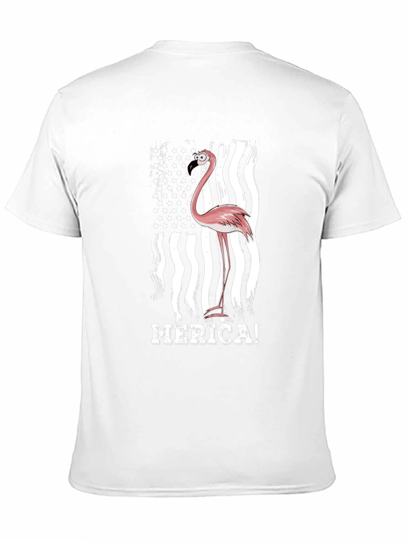 Flamingo Merica! Graphic Tee - Patriotic Style