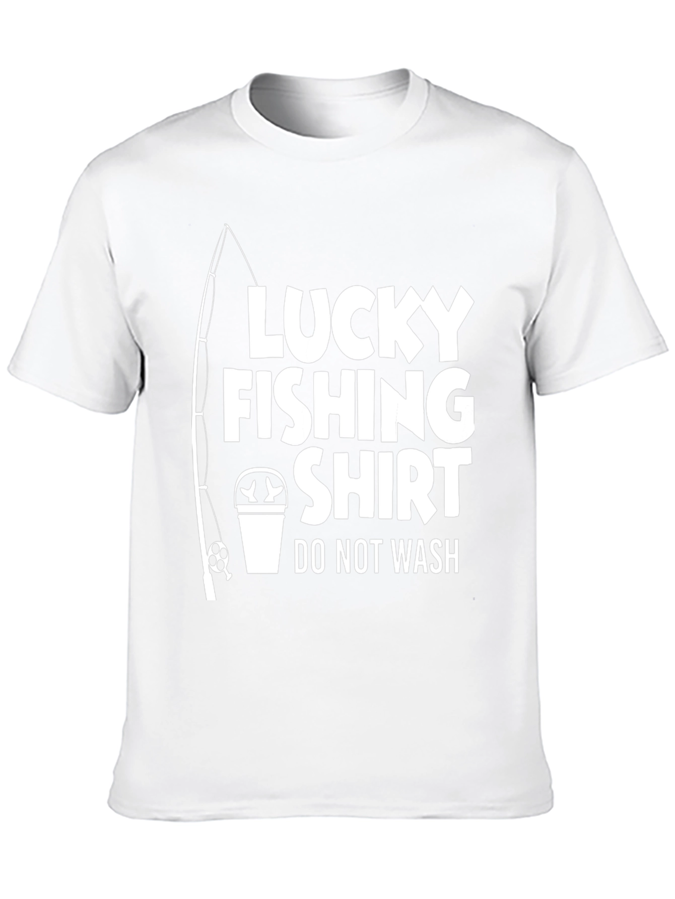 Lucky Fishing Shirt - Novelty Graphic Tee