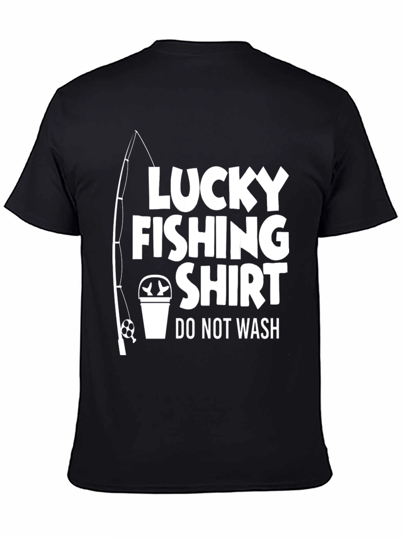 Lucky Fishing Shirt - Novelty Graphic Tee