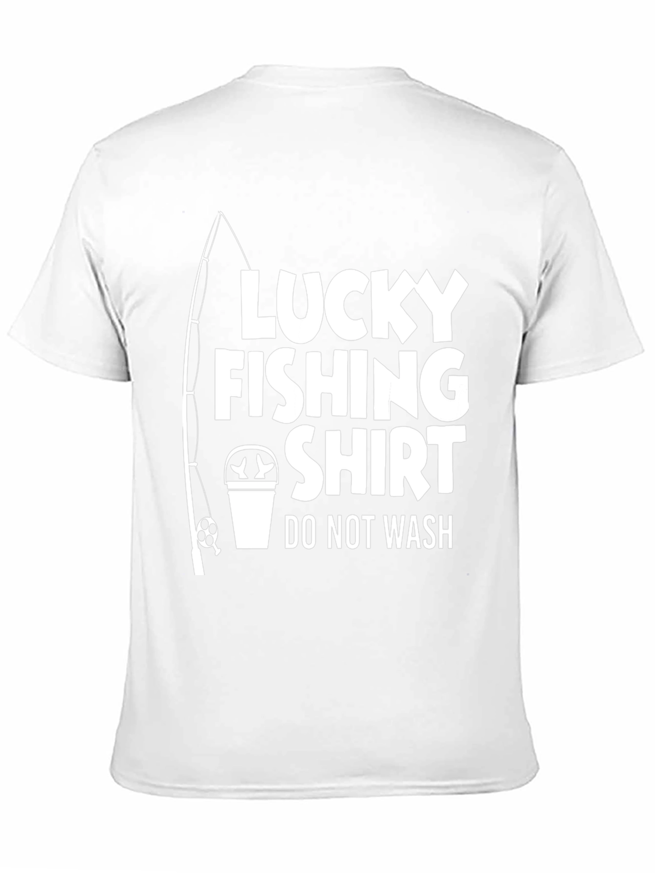 Lucky Fishing Shirt - Novelty Graphic Tee