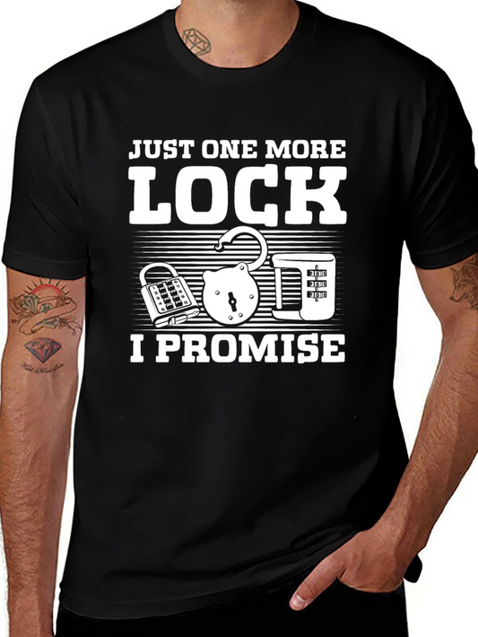 Just One More Lock T-Shirt - Lock Picking Hobby Tee