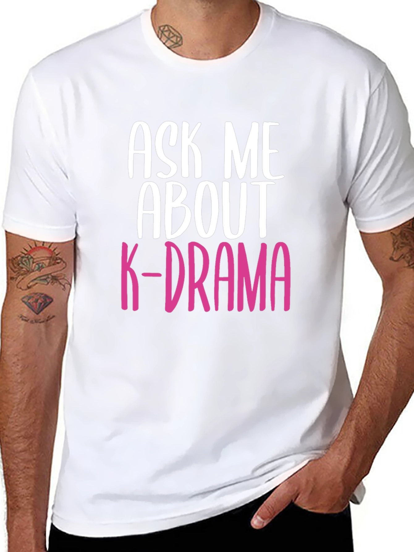 Ask Me About K-Drama Graphic Tee