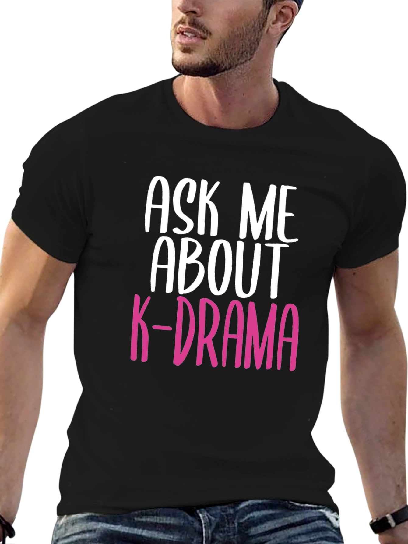 Ask Me About K-Drama Graphic Tee