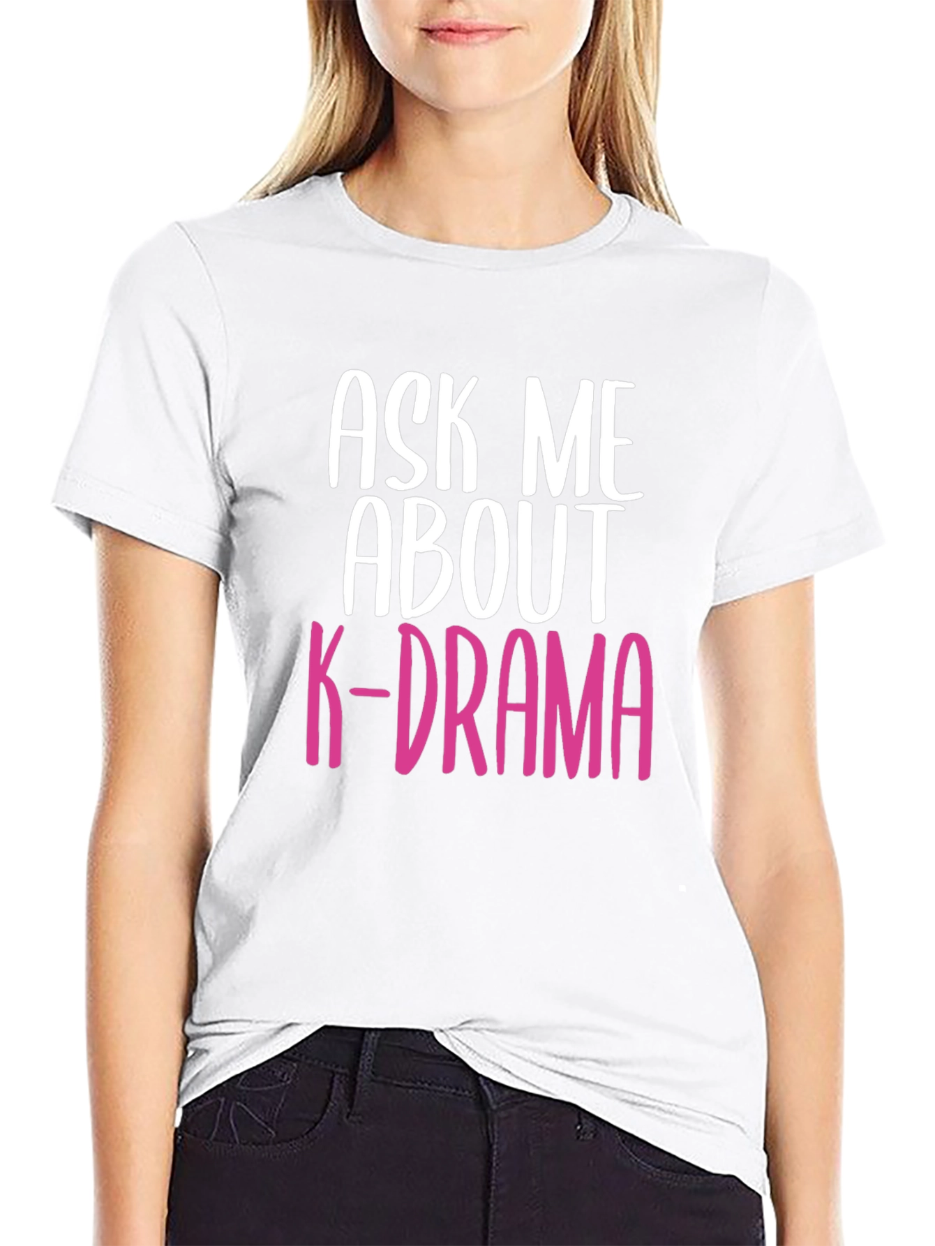 Ask Me About K-Drama Graphic Tee