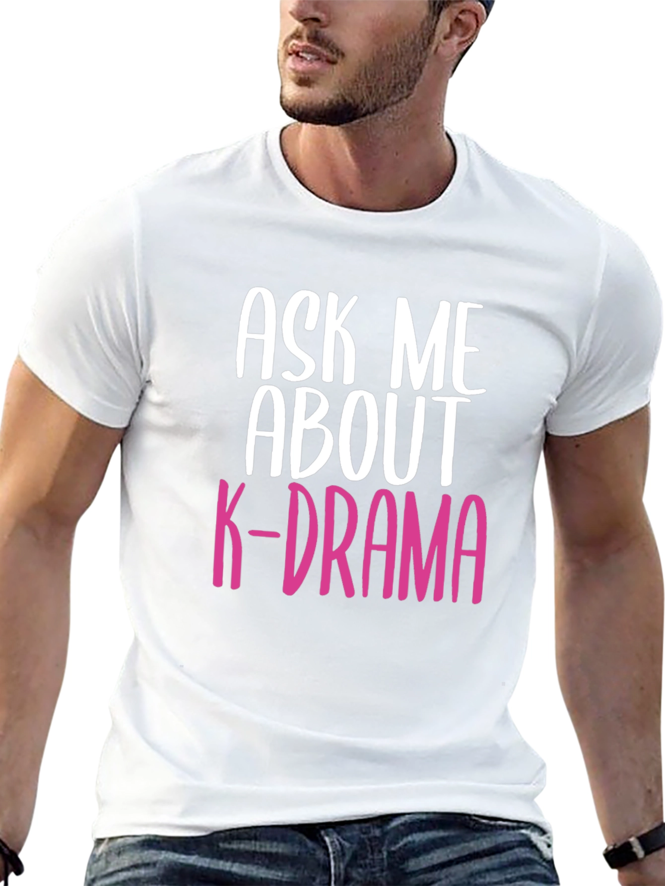 Ask Me About K-Drama Graphic Tee