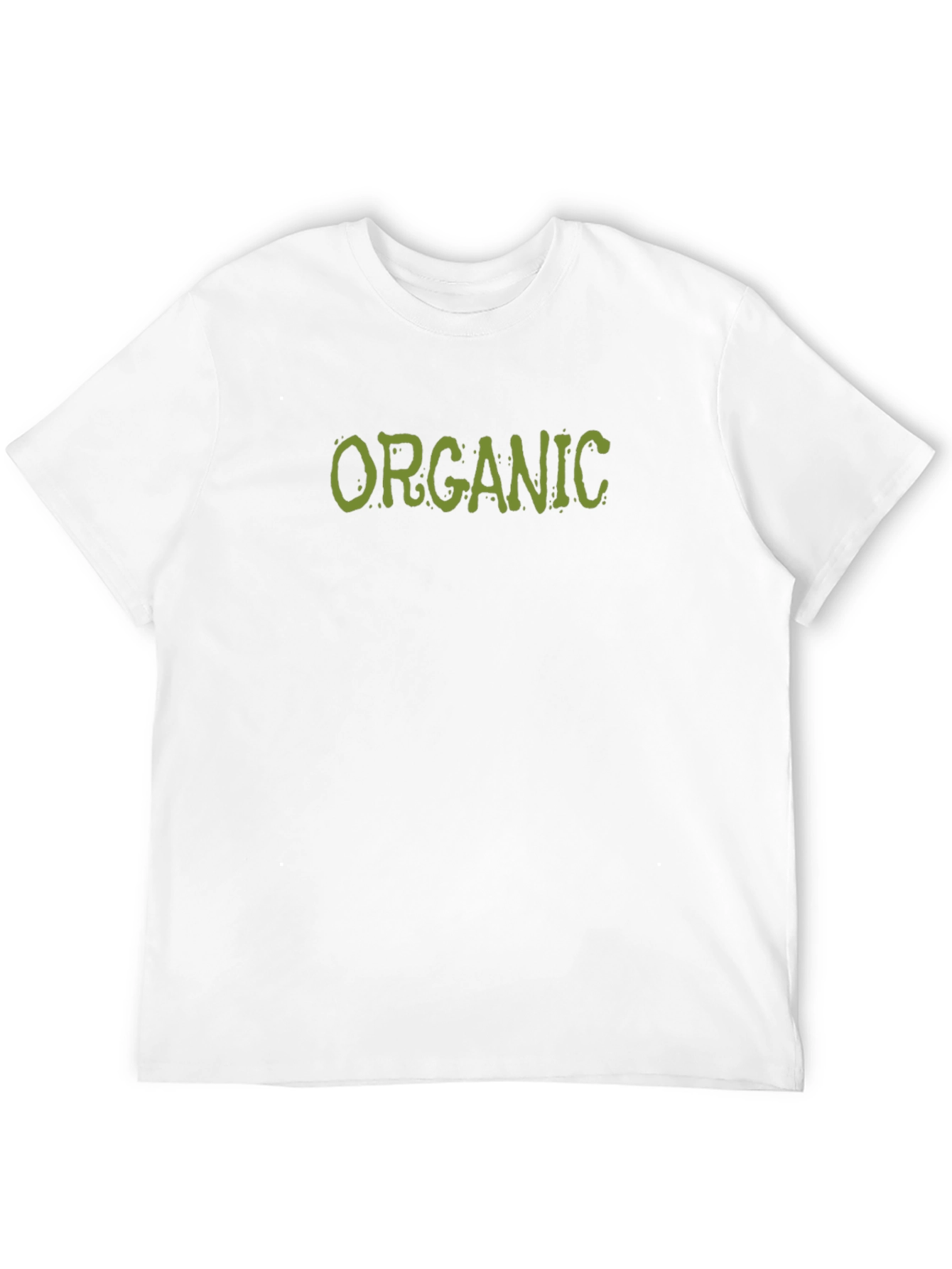 Organic Graphic Print Black T-Shirt