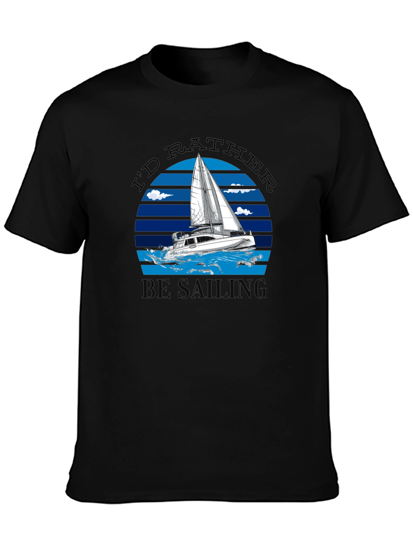 Id Rather Be Sailing Graphic Tee