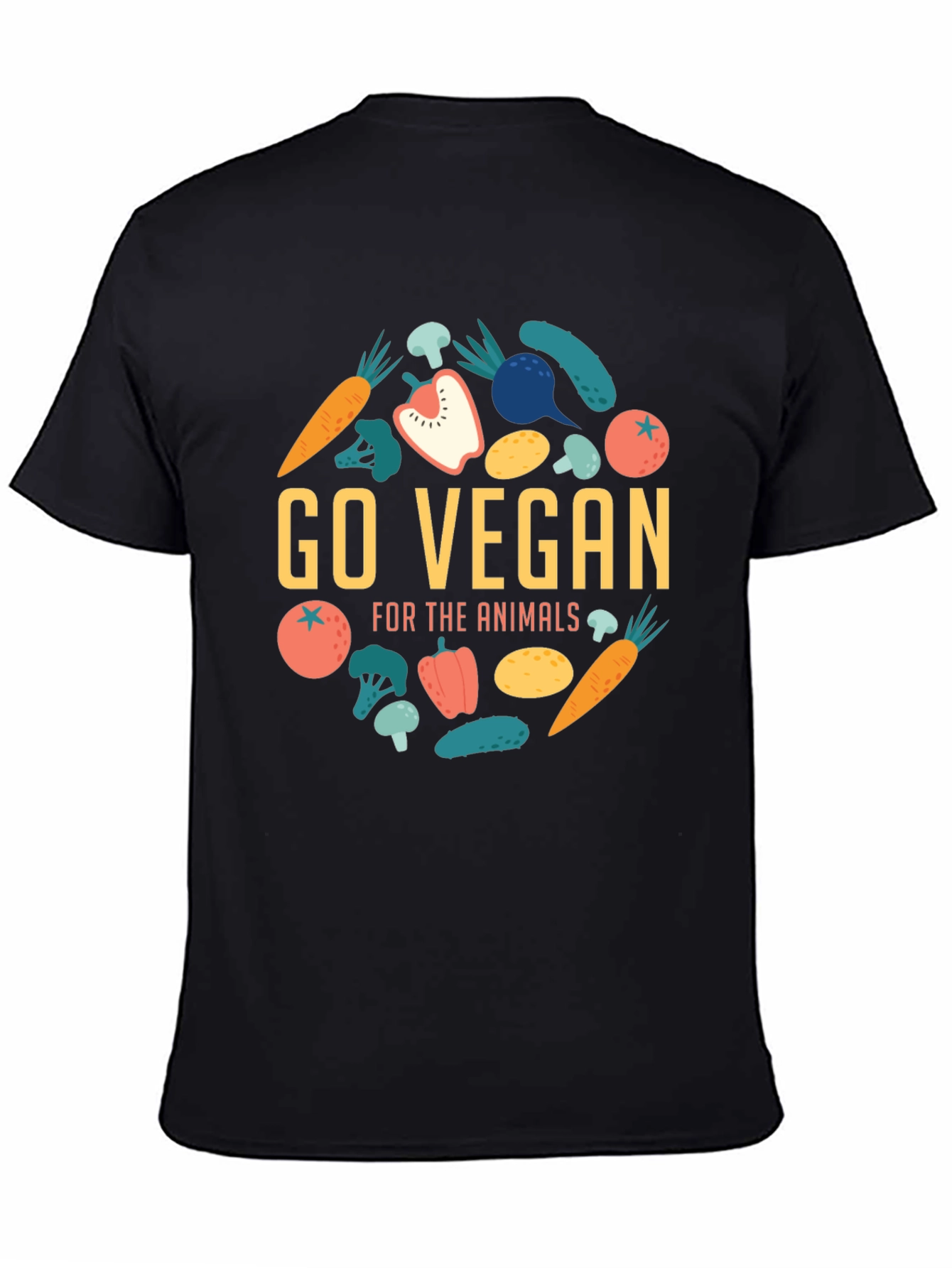 Go Vegan Graphic Tee - Animal Lovers Apparel