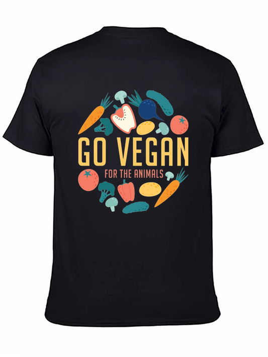 Go Vegan Graphic Tee - Animal Lovers Apparel