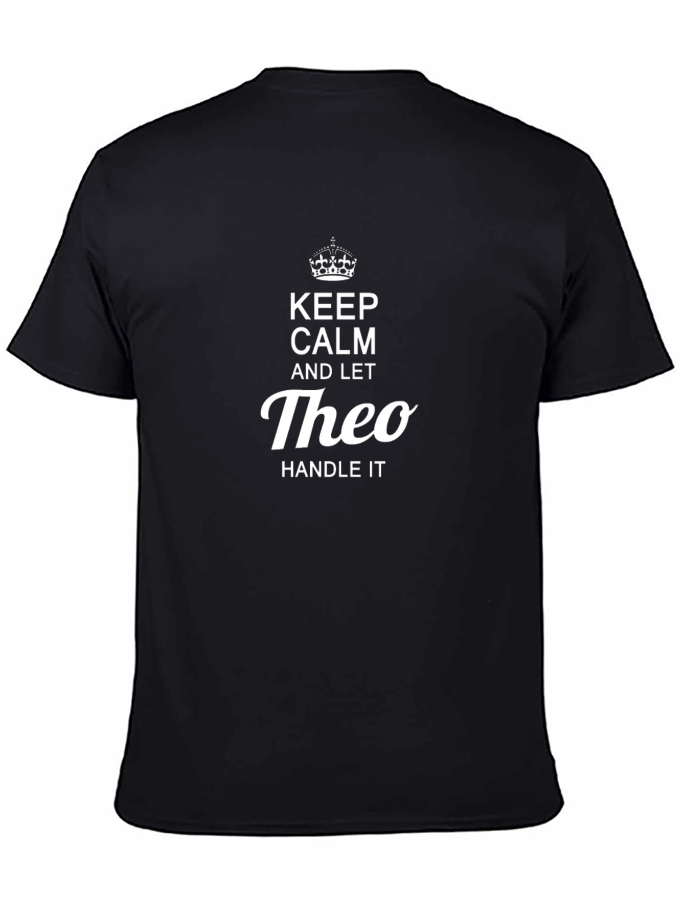 Keep Calm Theo T-Shirt - Funny Name Tee