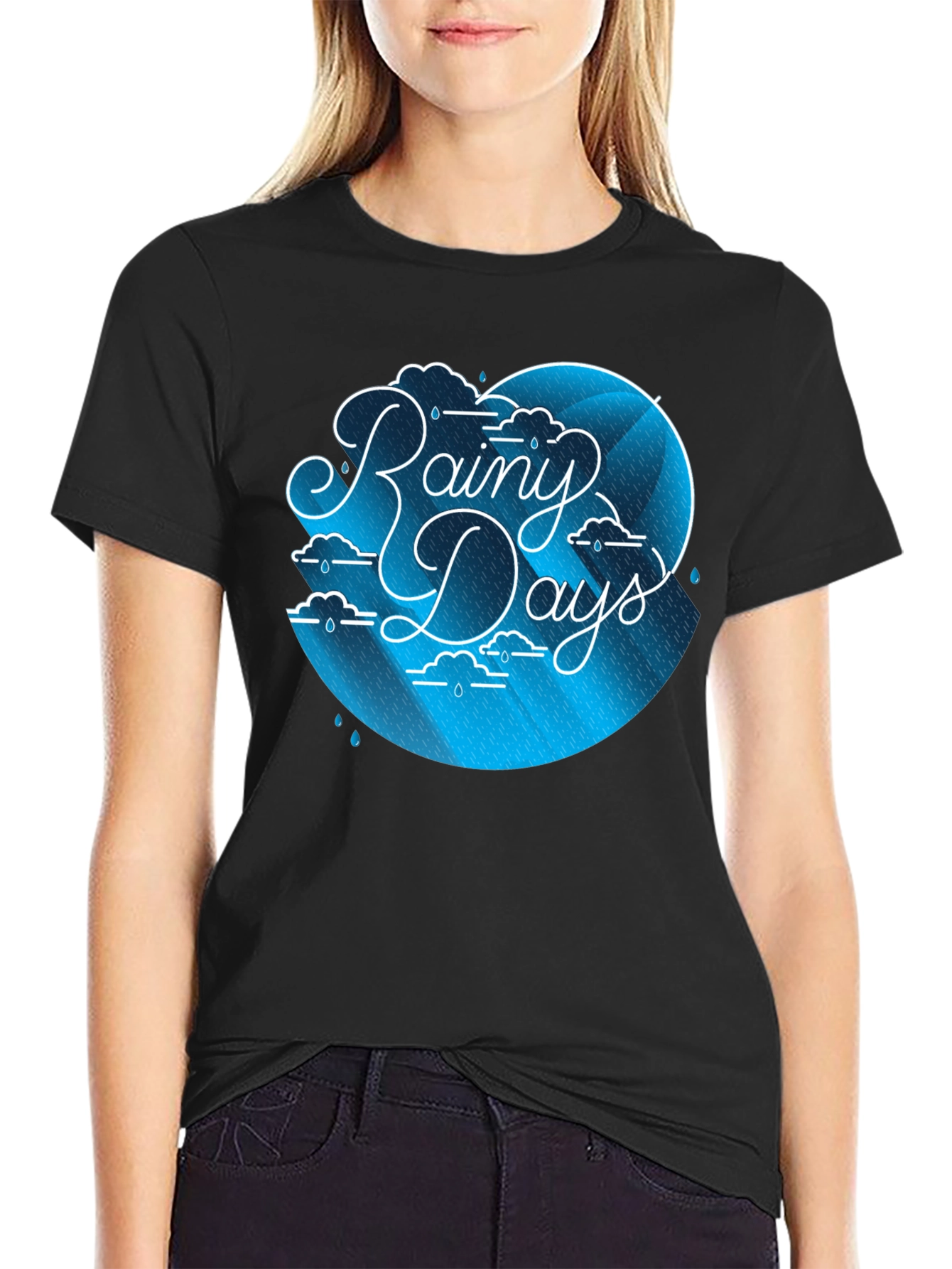 Rainy Days Graphic Tee - Stylish Comfort