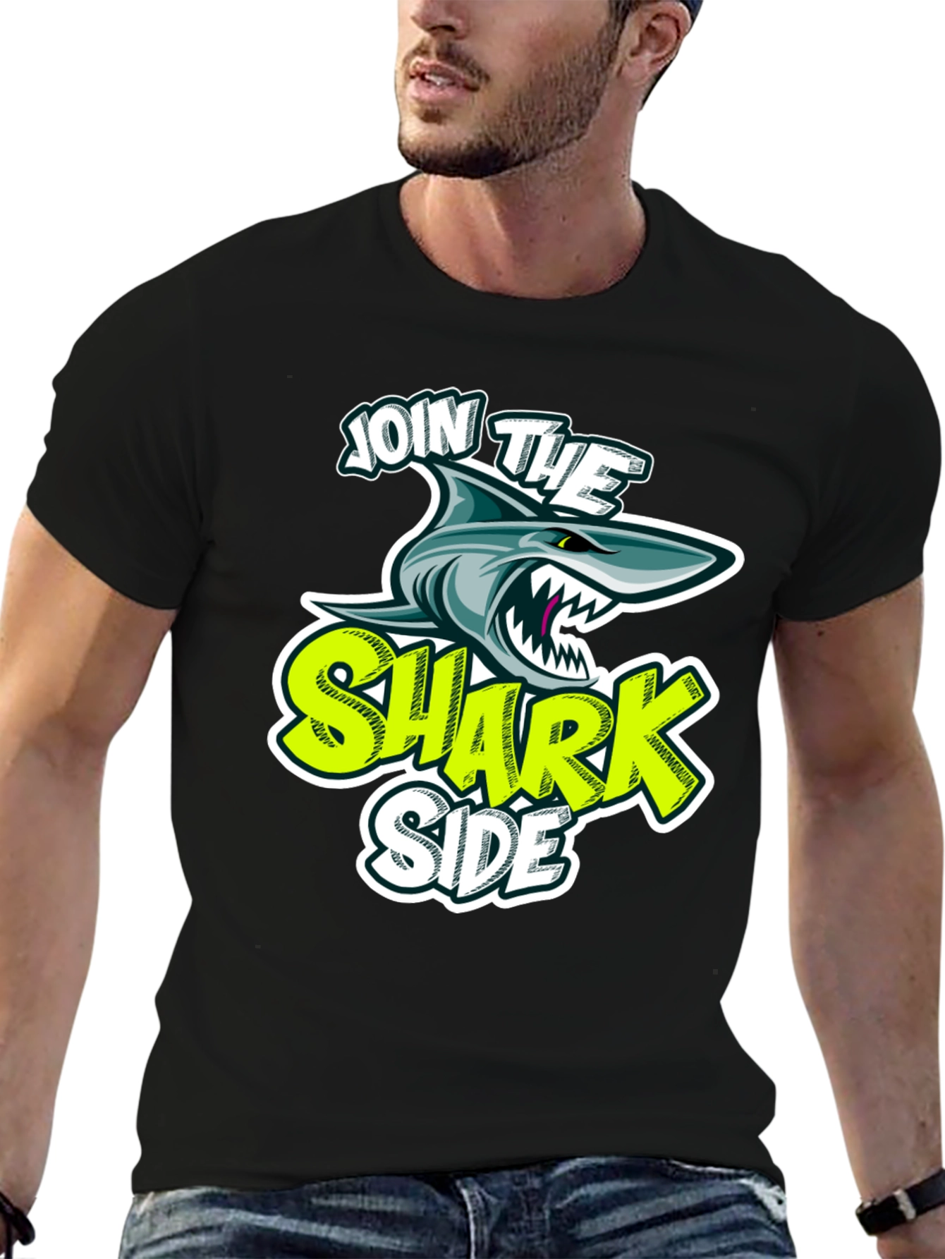 Join the Shark Side Graphic T-Shirt