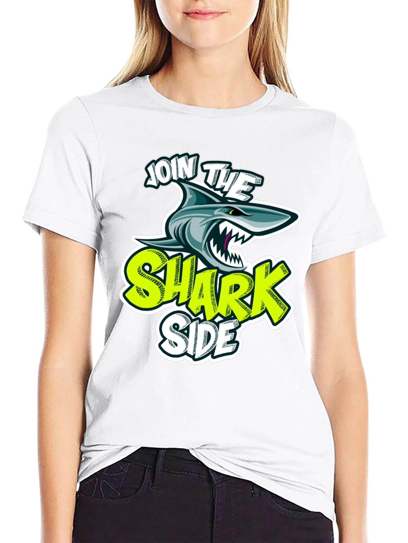 Join the Shark Side Graphic T-Shirt