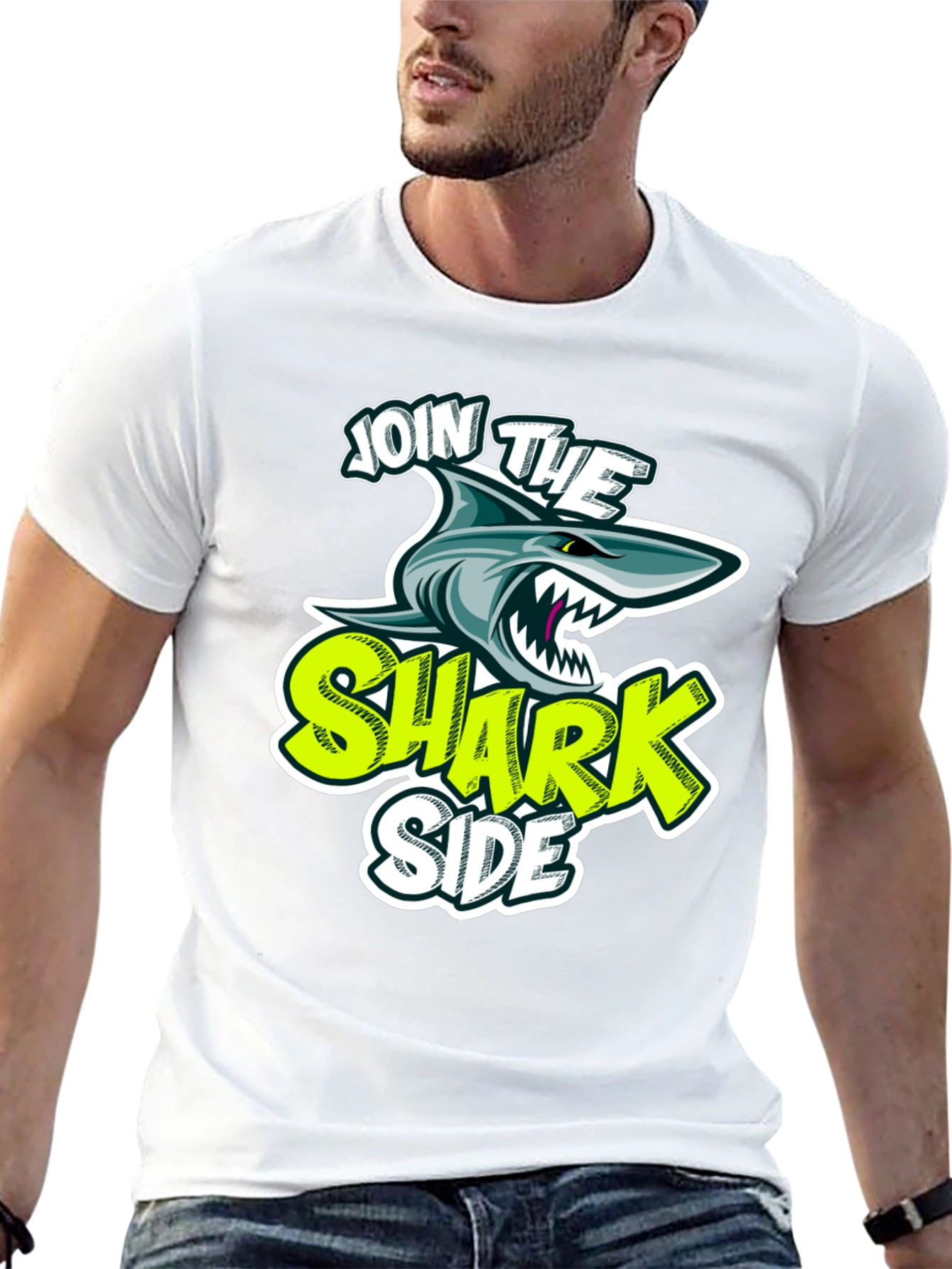 Join the Shark Side Graphic T-Shirt