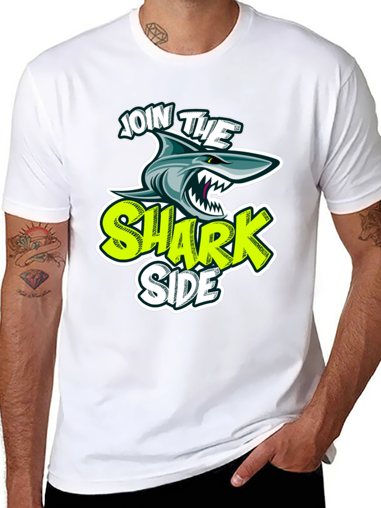 Join the Shark Side Graphic T-Shirt