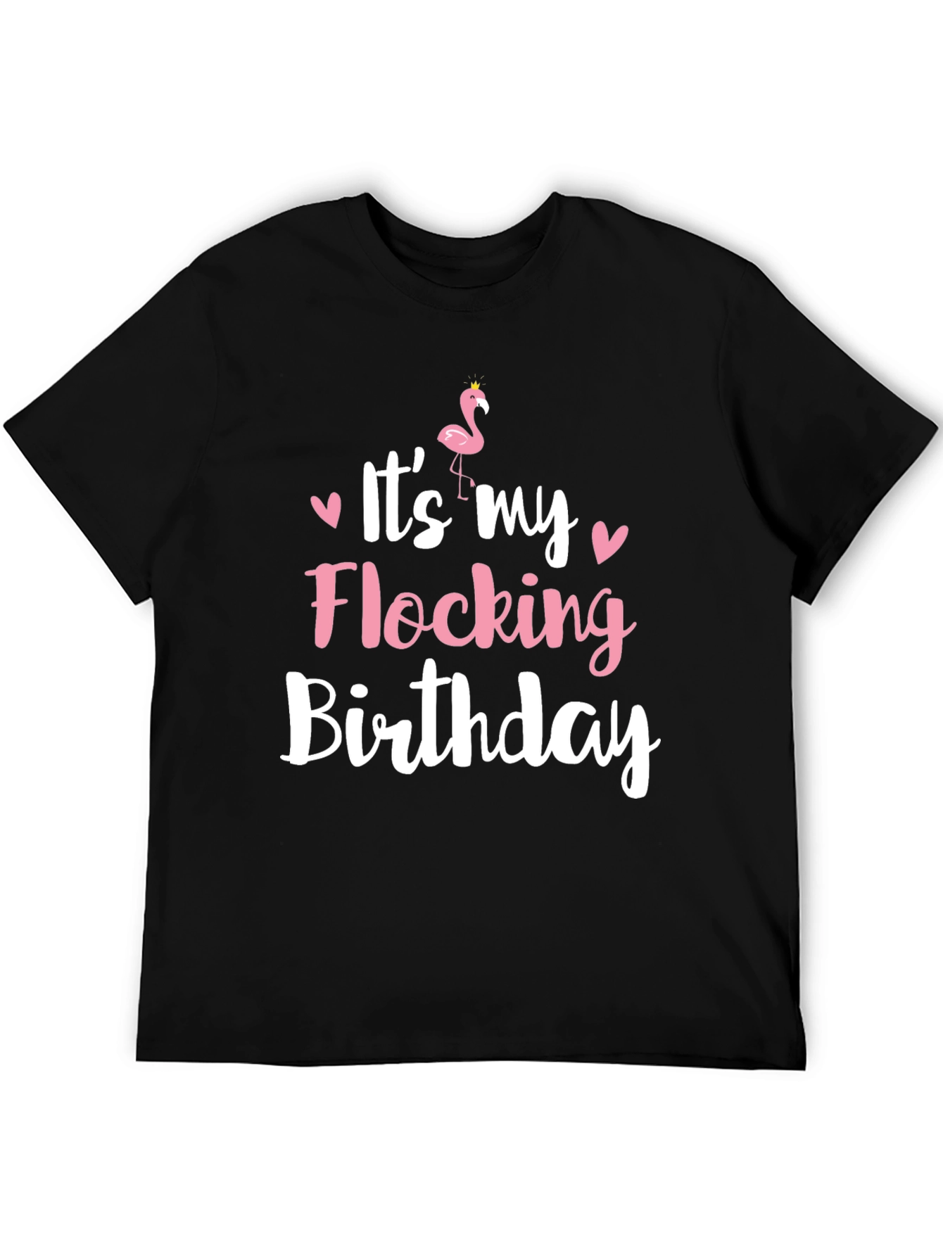 Flocking Birthday T-Shirt - Funny Flamingo Tee