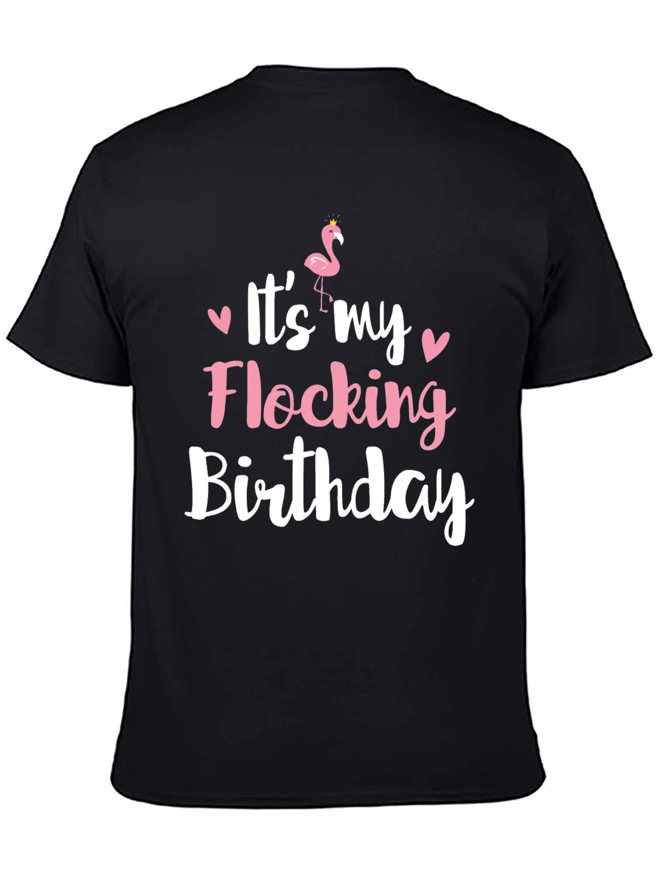 Flocking Birthday T-Shirt - Funny Flamingo Tee