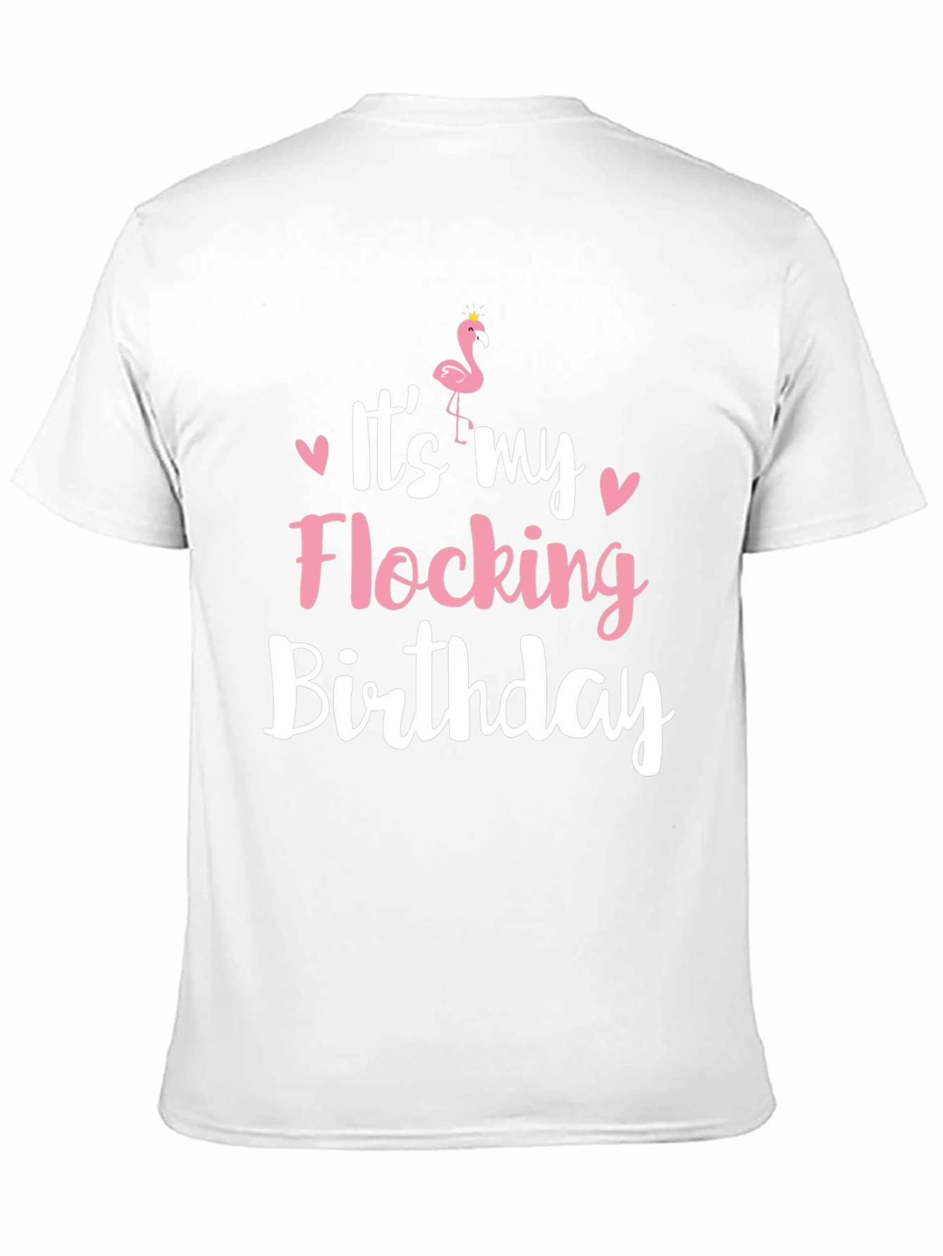 Flocking Birthday T-Shirt - Funny Flamingo Tee