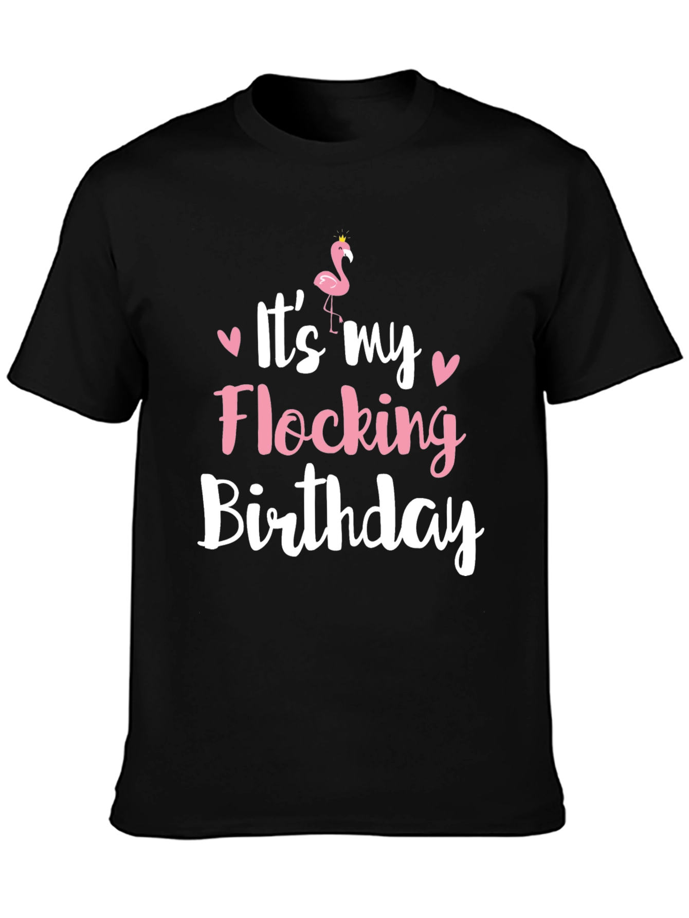 Flocking Birthday T-Shirt - Funny Flamingo Tee