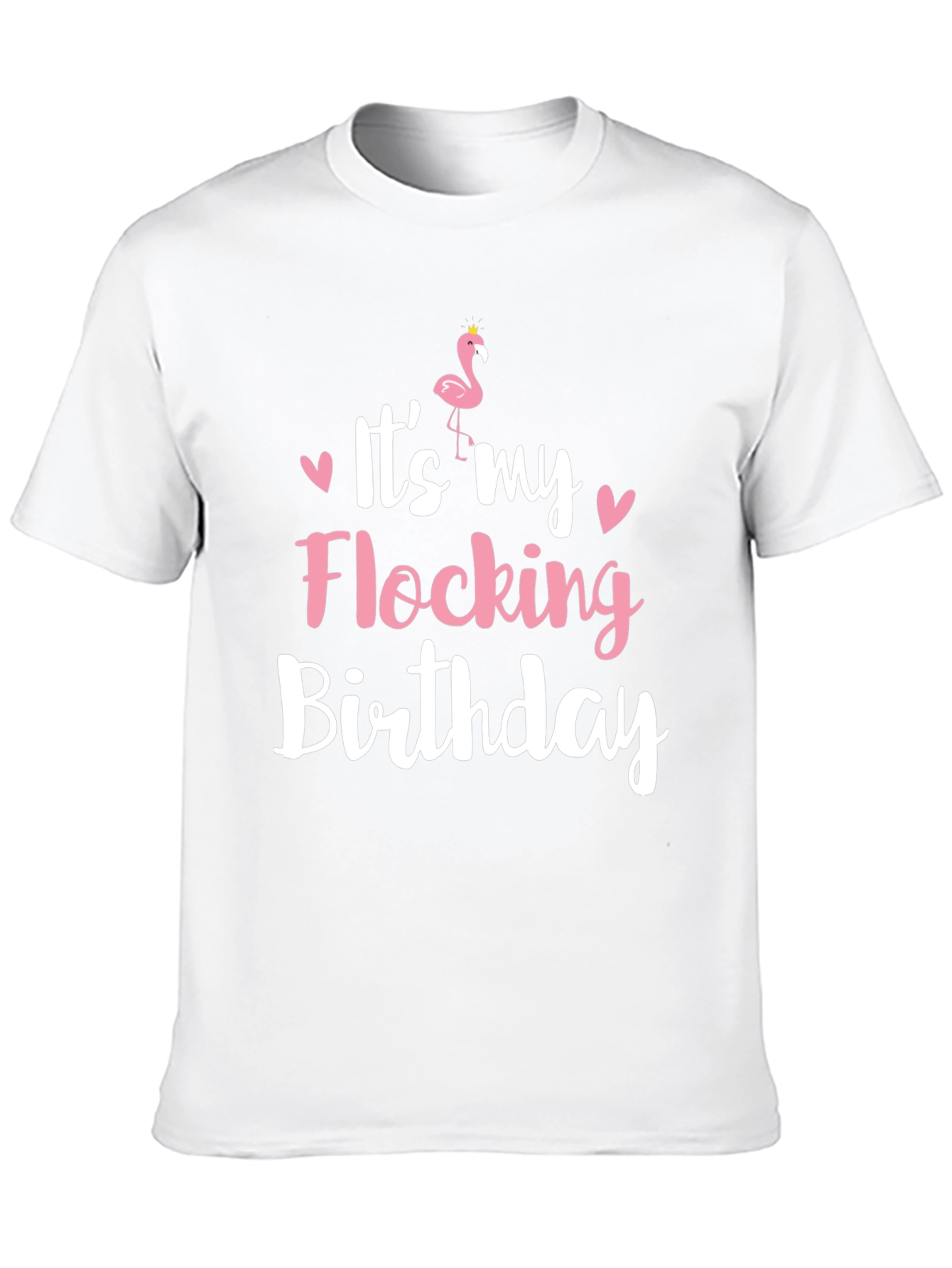 Flocking Birthday T-Shirt - Funny Flamingo Tee