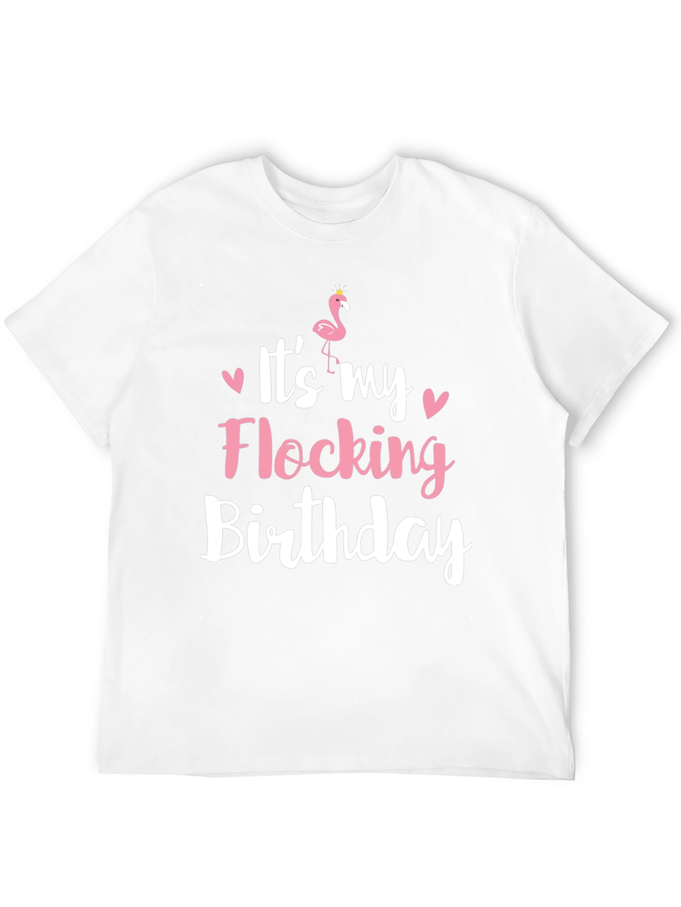 Flocking Birthday T-Shirt - Funny Flamingo Tee