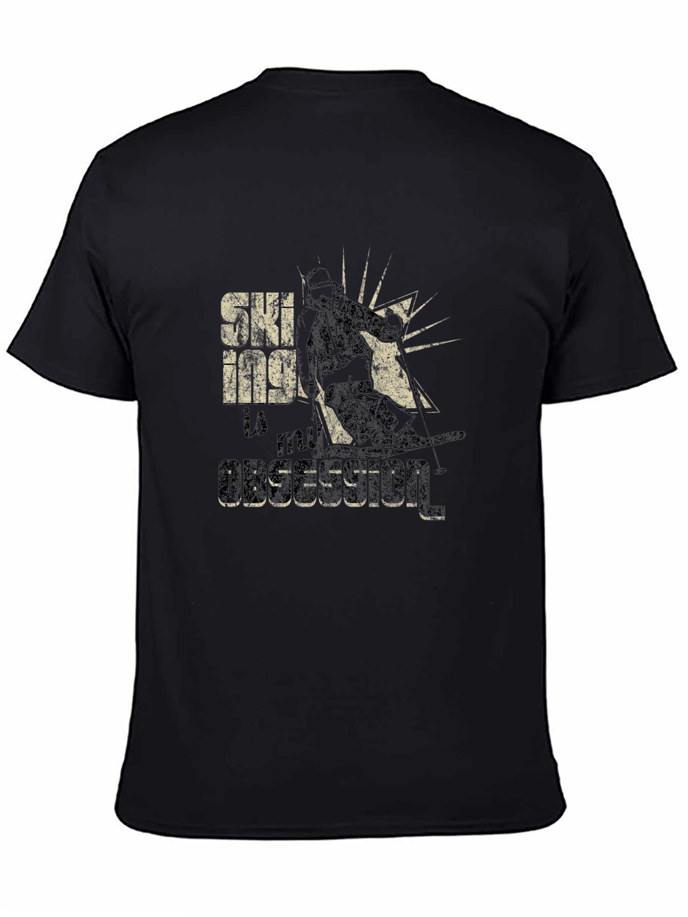 Skiing is My Obsession Graphic T-Shirt