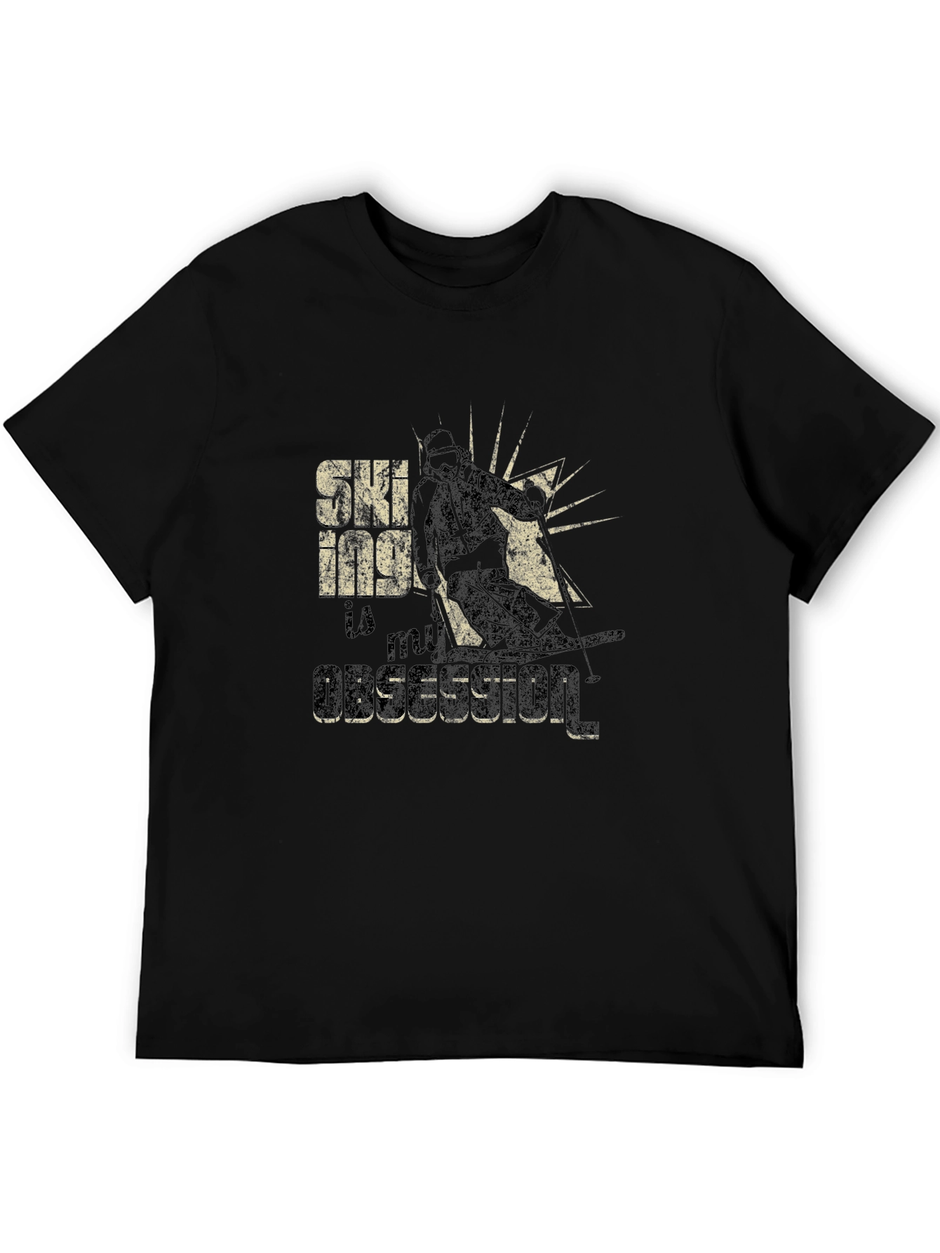 Skiing is My Obsession Graphic T-Shirt