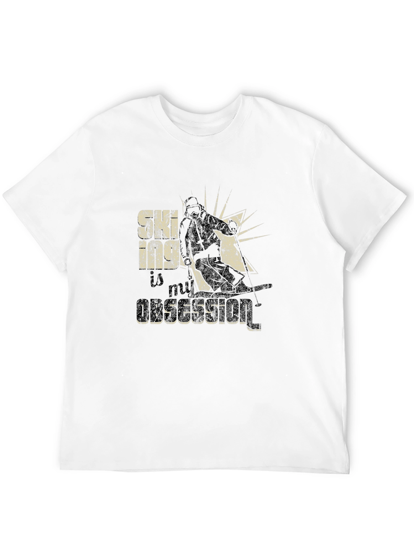 Skiing is My Obsession Graphic T-Shirt