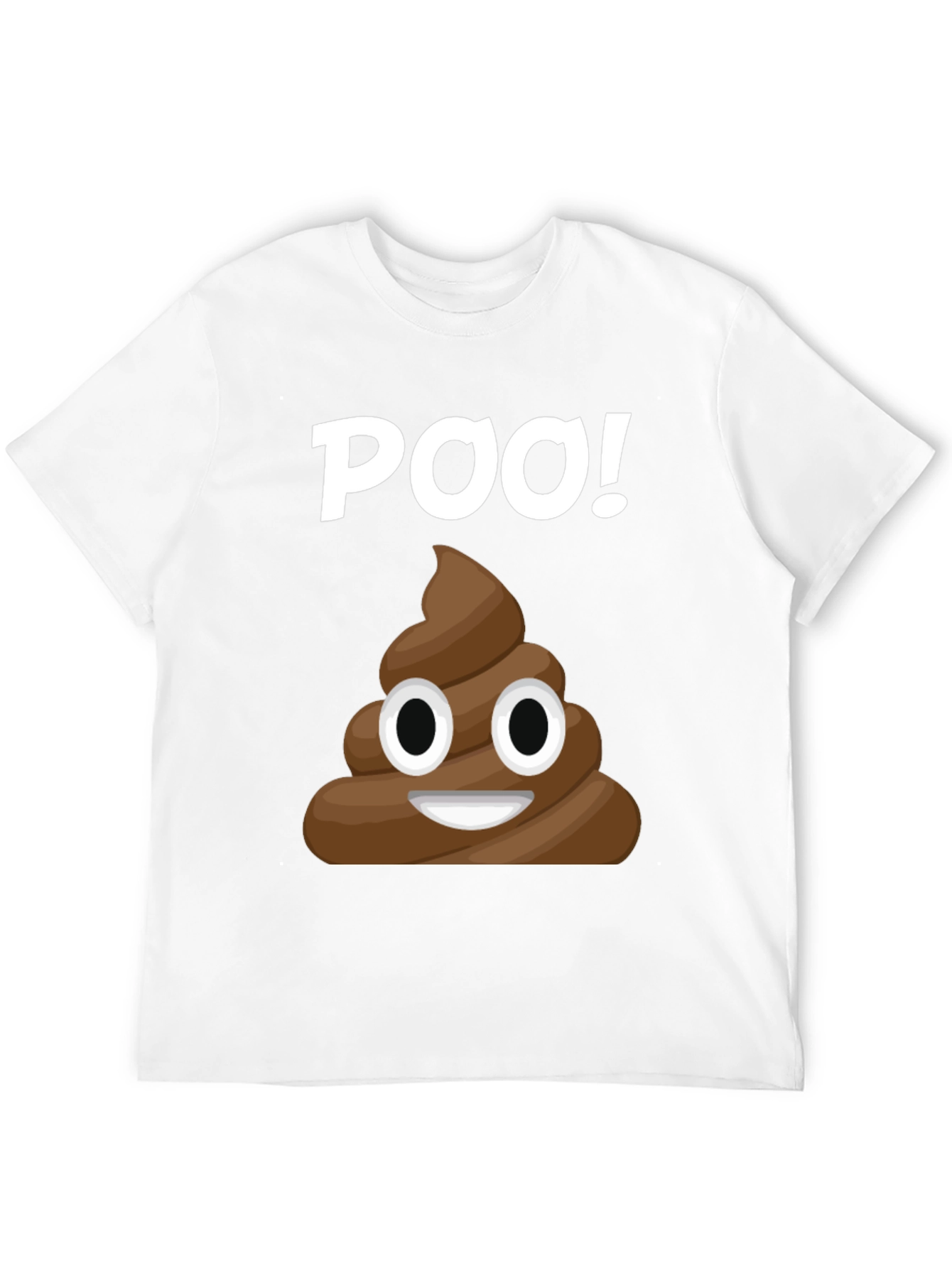 Funny Poop Emoji Graphic T-Shirt