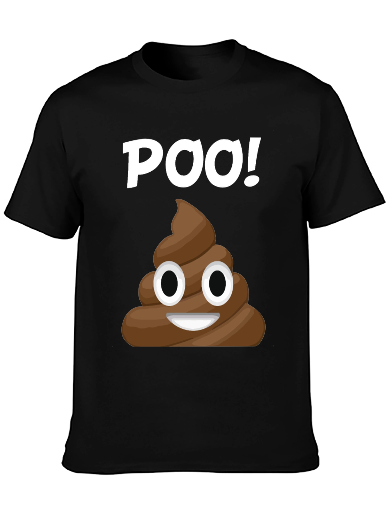 Funny Poop Emoji Graphic T-Shirt