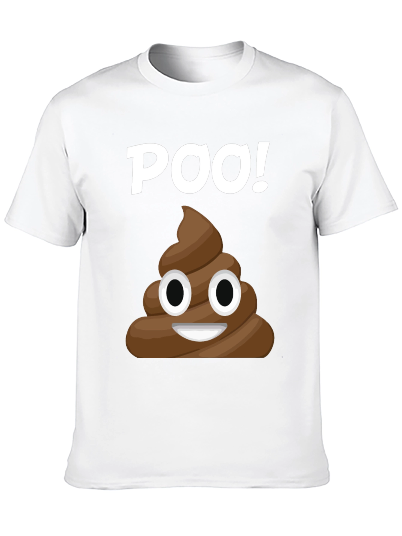 Funny Poop Emoji Graphic T-Shirt