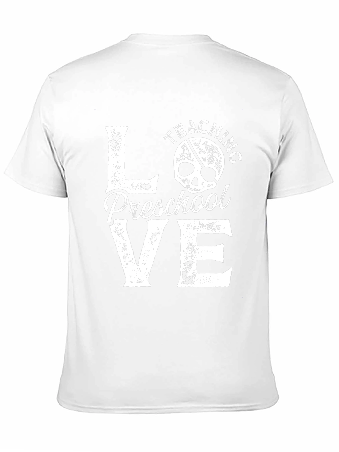 Love Teaching Preschool Black Graphic T-Shirt
