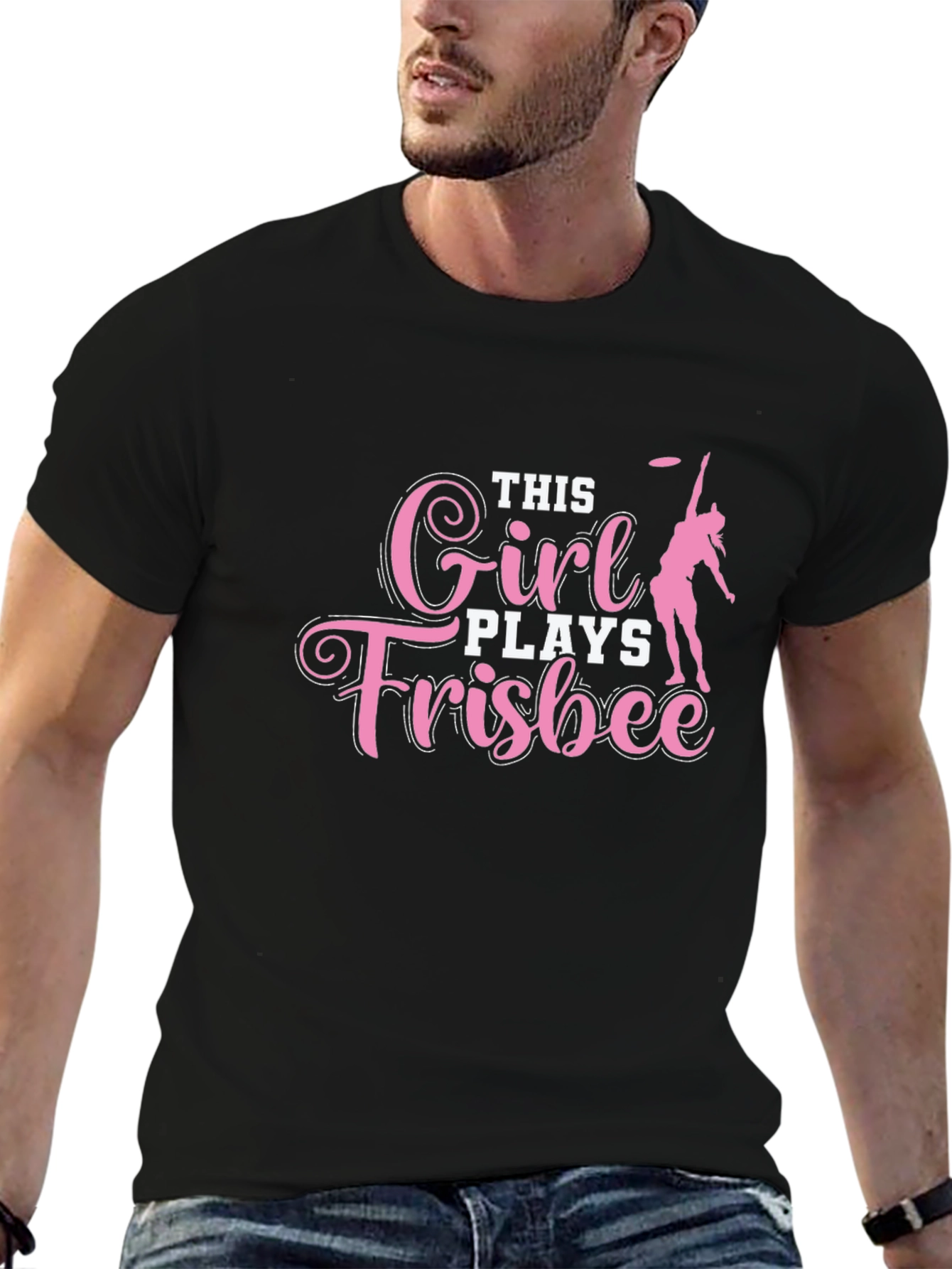 This Girl Plays Frisbee T-Shirt